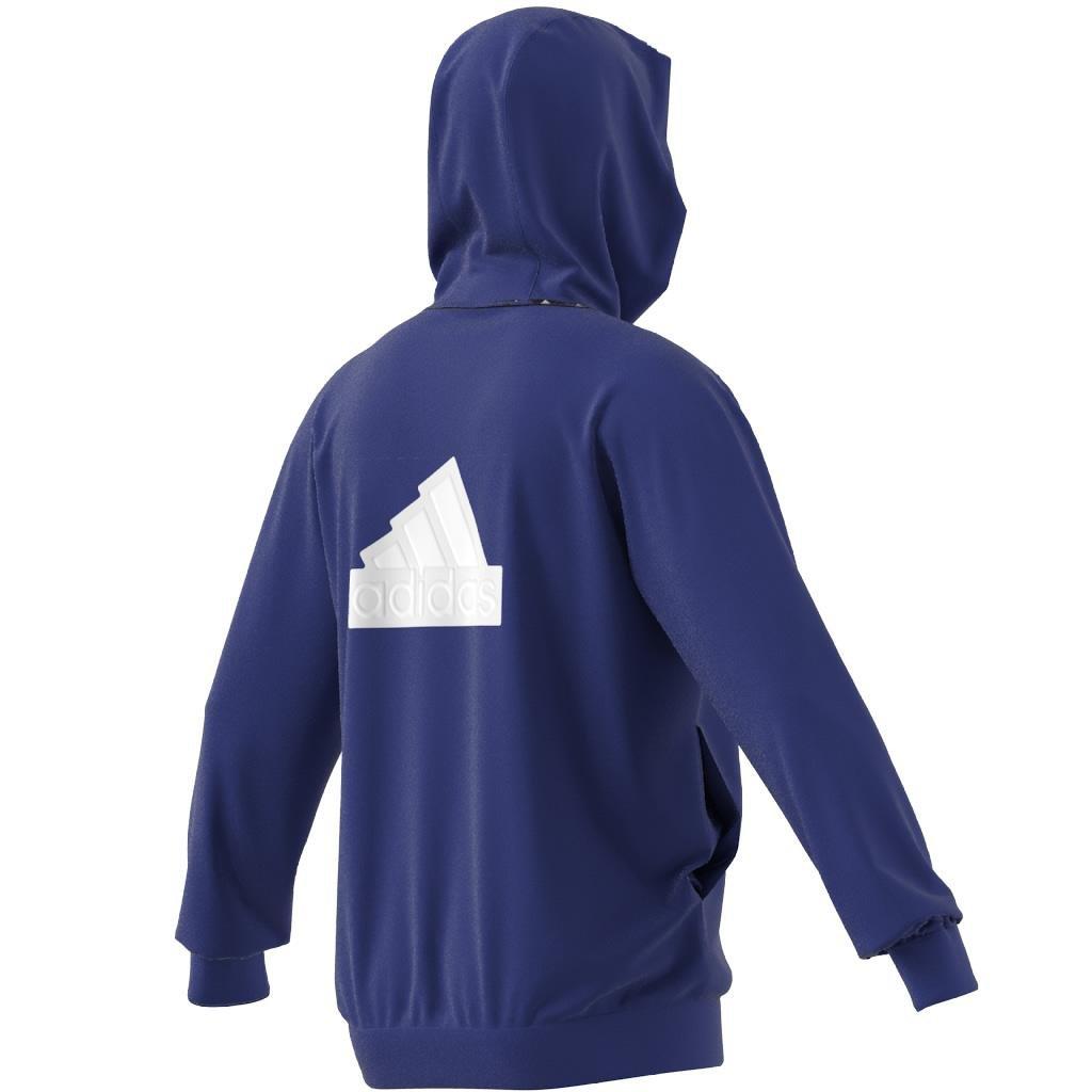 Future Icons Badge of Sport Full Zip Hoodie, Blue, , large image number 4