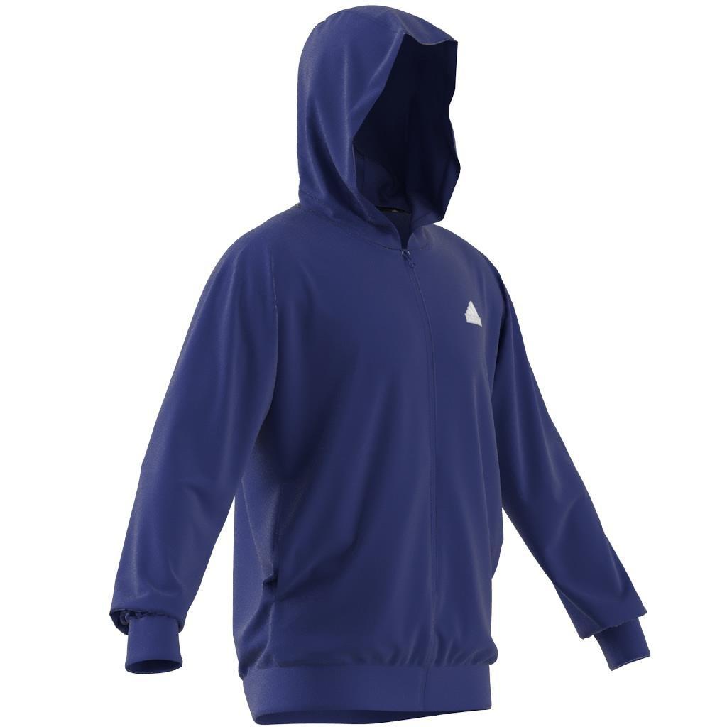 Future Icons Badge of Sport Full Zip Hoodie, Blue, , large image number 5