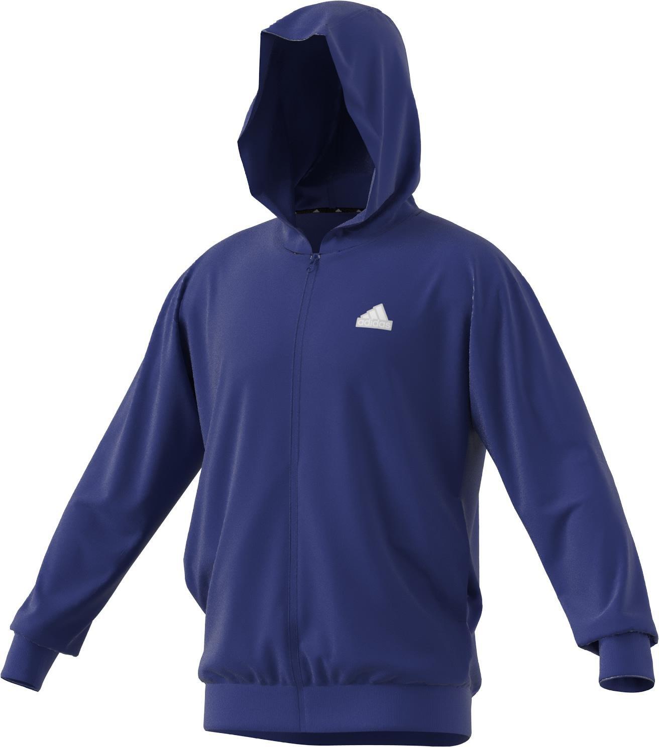 Future Icons Badge of Sport Full Zip Hoodie, Blue, , large image number 6