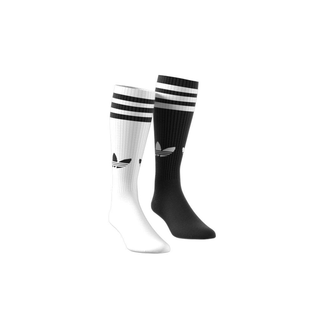 Unisex adicolor 70s Knee Socks 2-Pack, White, , large image number 0