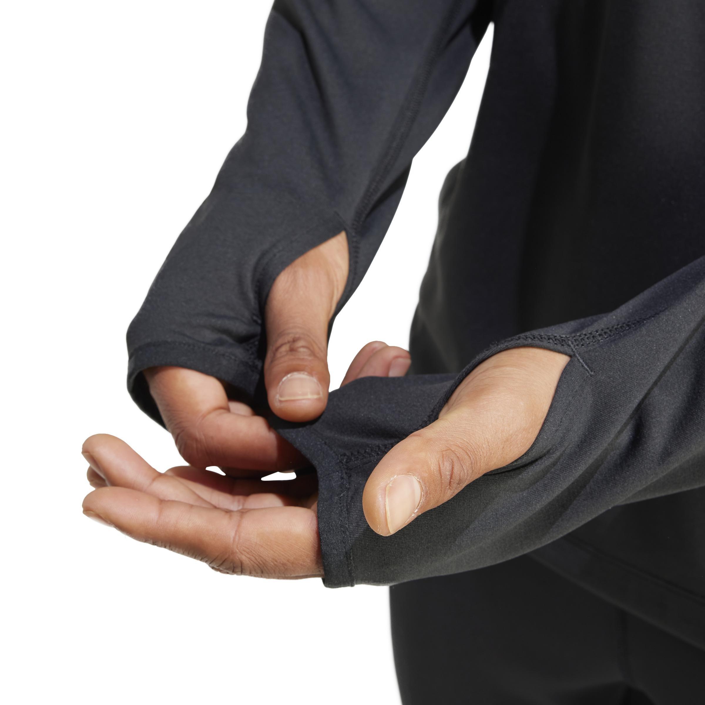 Unisex Own the Run Runners Hoodie (Gender Neutral), Black, A901_ONE, large image number 5