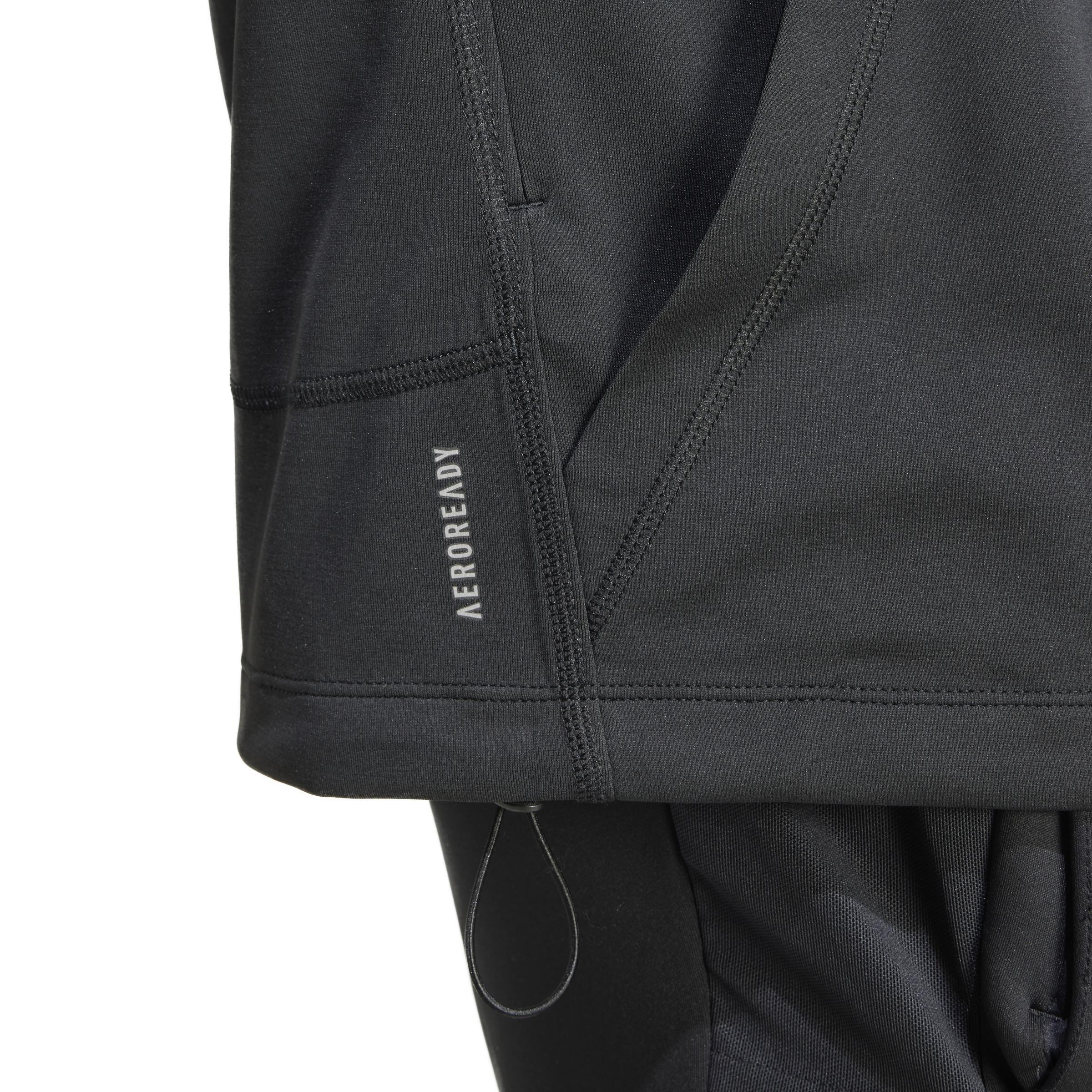 Unisex Own the Run Runners Hoodie (Gender Neutral), Black, , large image number 6