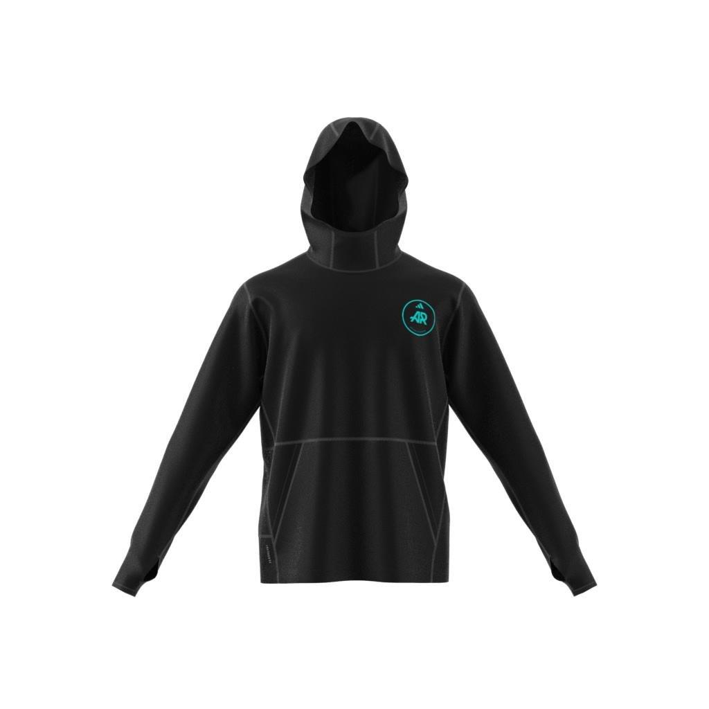 Unisex Own the Run Runners Hoodie (Gender Neutral), Black, A901_ONE, large image number 10