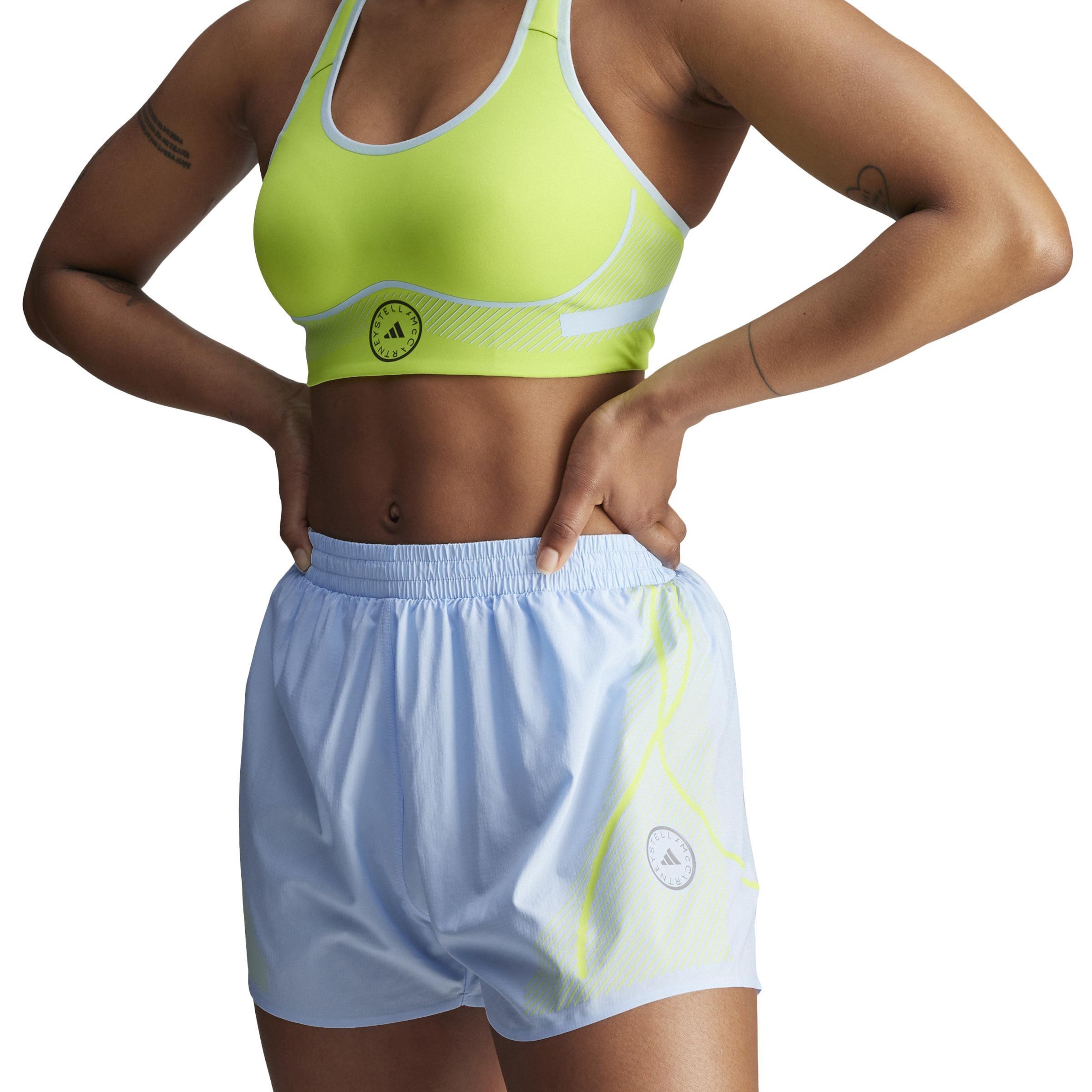 adidas by Stella McCartney TruePace Running Shorts, Blue, A901_ONE, large image number 4