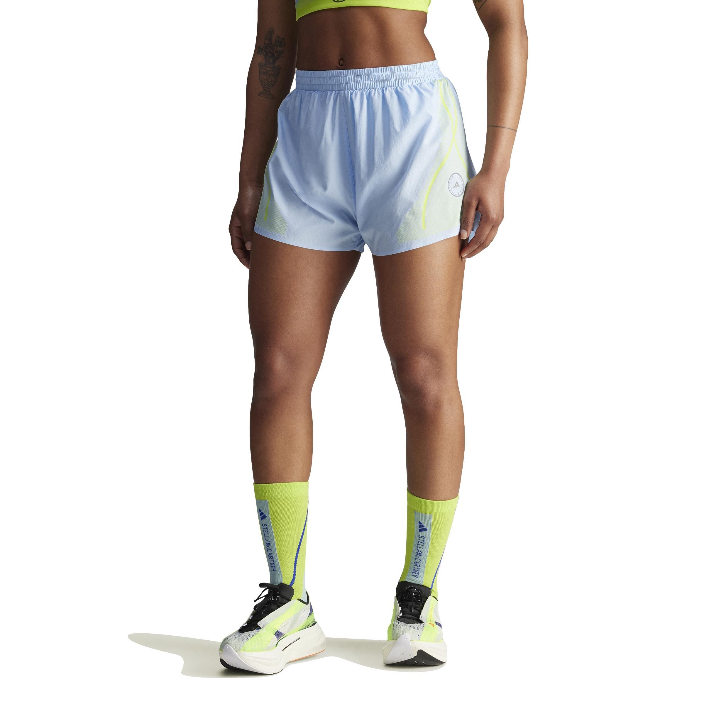 adidas by Stella McCartney TruePace Running Shorts, Blue, , large image number 5
