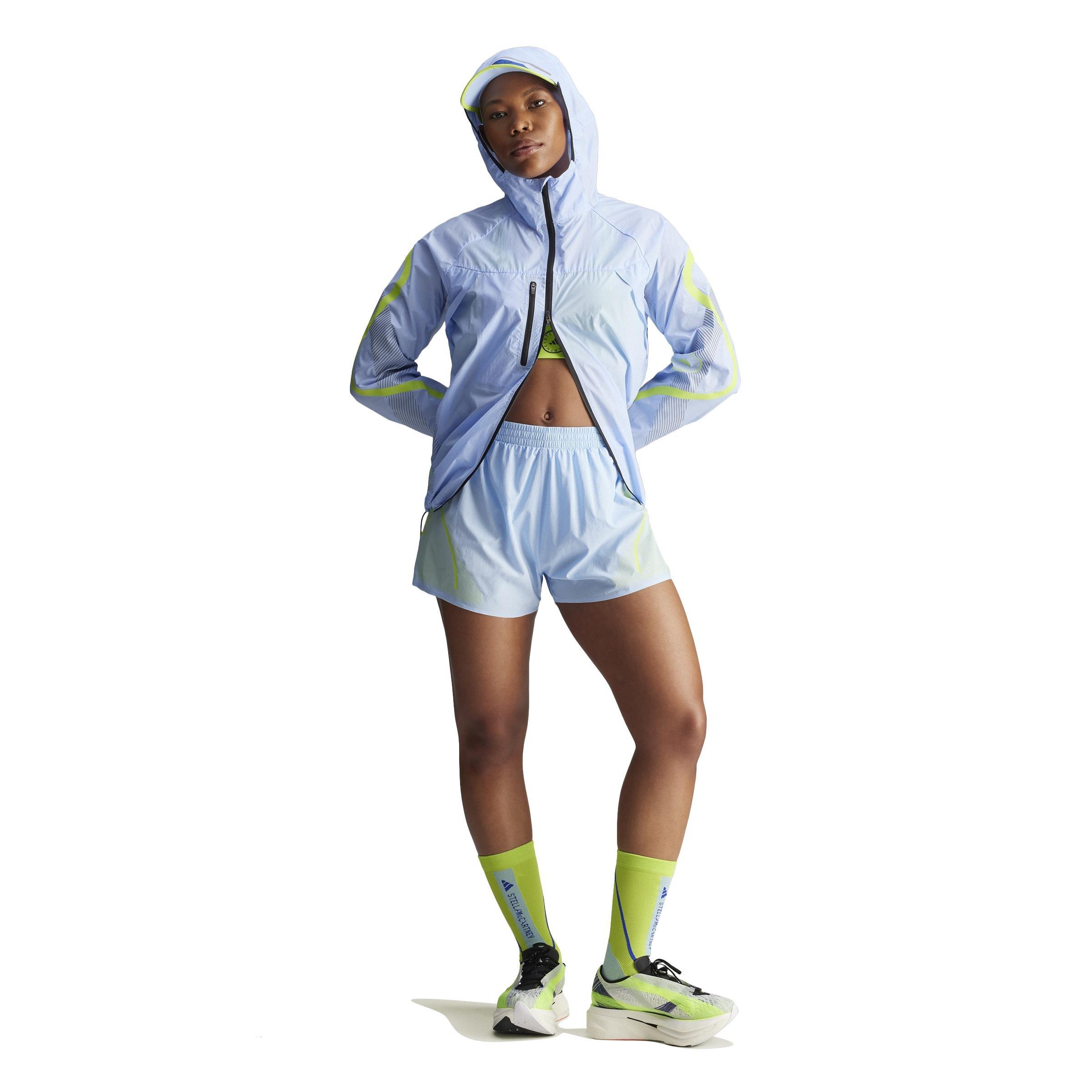 adidas by Stella McCartney TruePace Running Shorts, Blue, , large image number 6