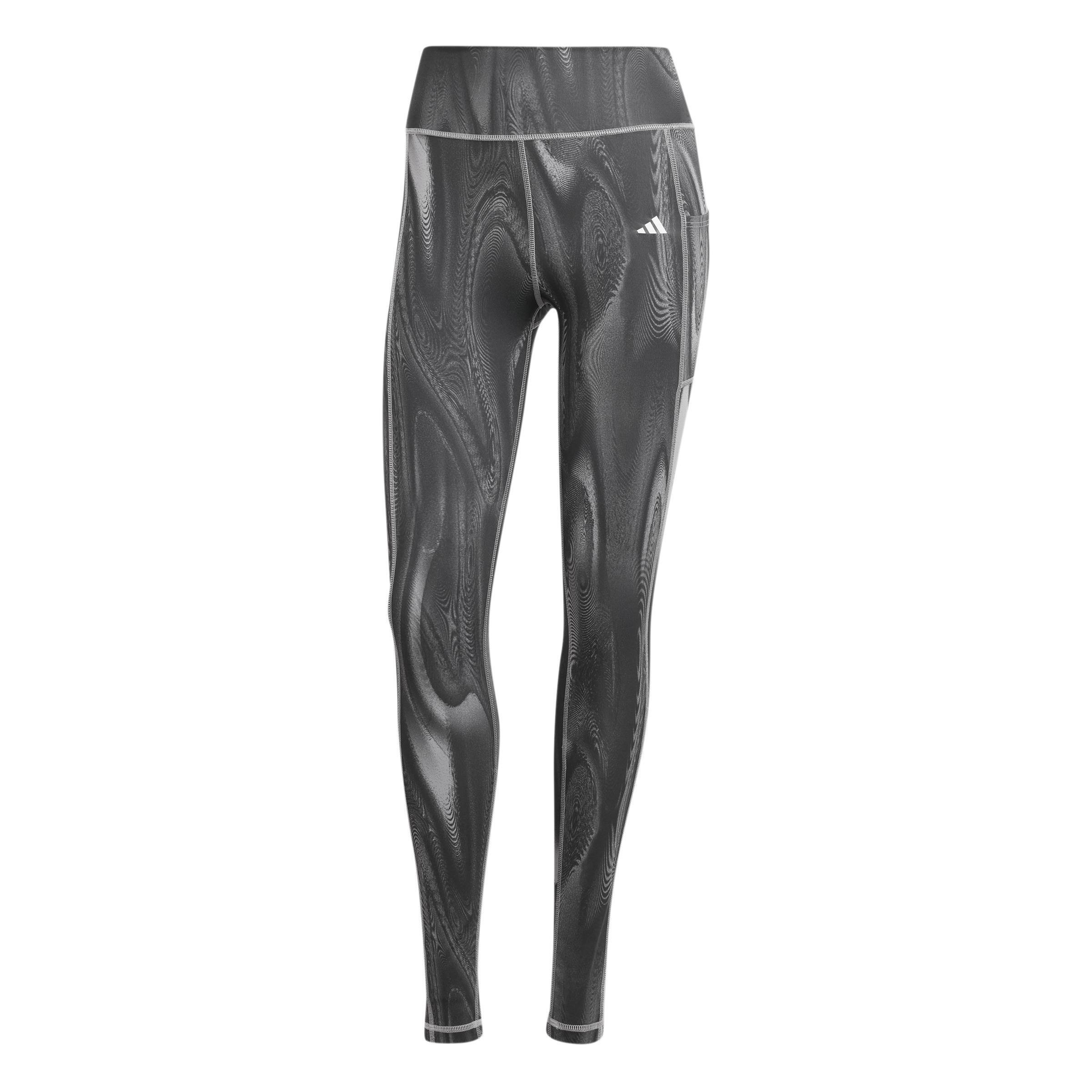 Optime Full-Length Print Leggings, Grey, A901_ONE, large image number 2