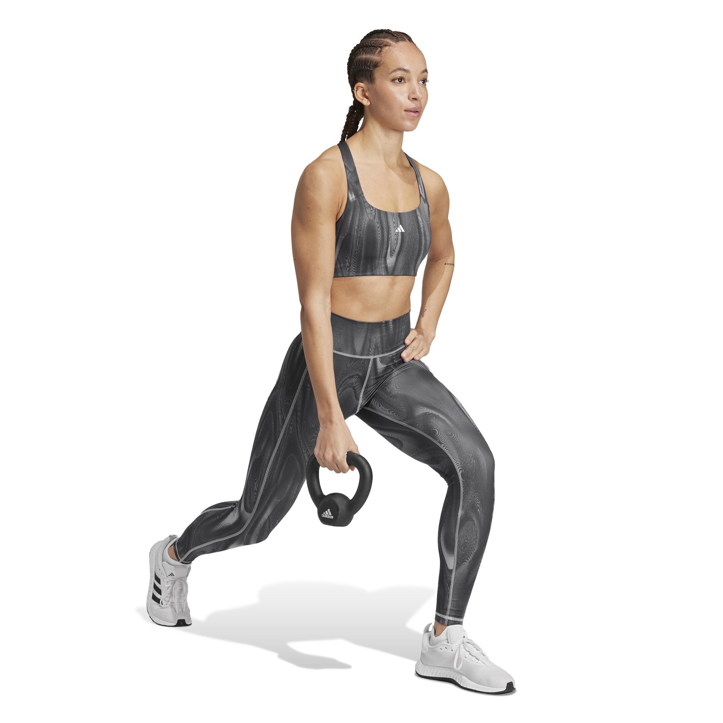 Optime Full-Length Print Leggings, Grey, A901_ONE, large image number 6