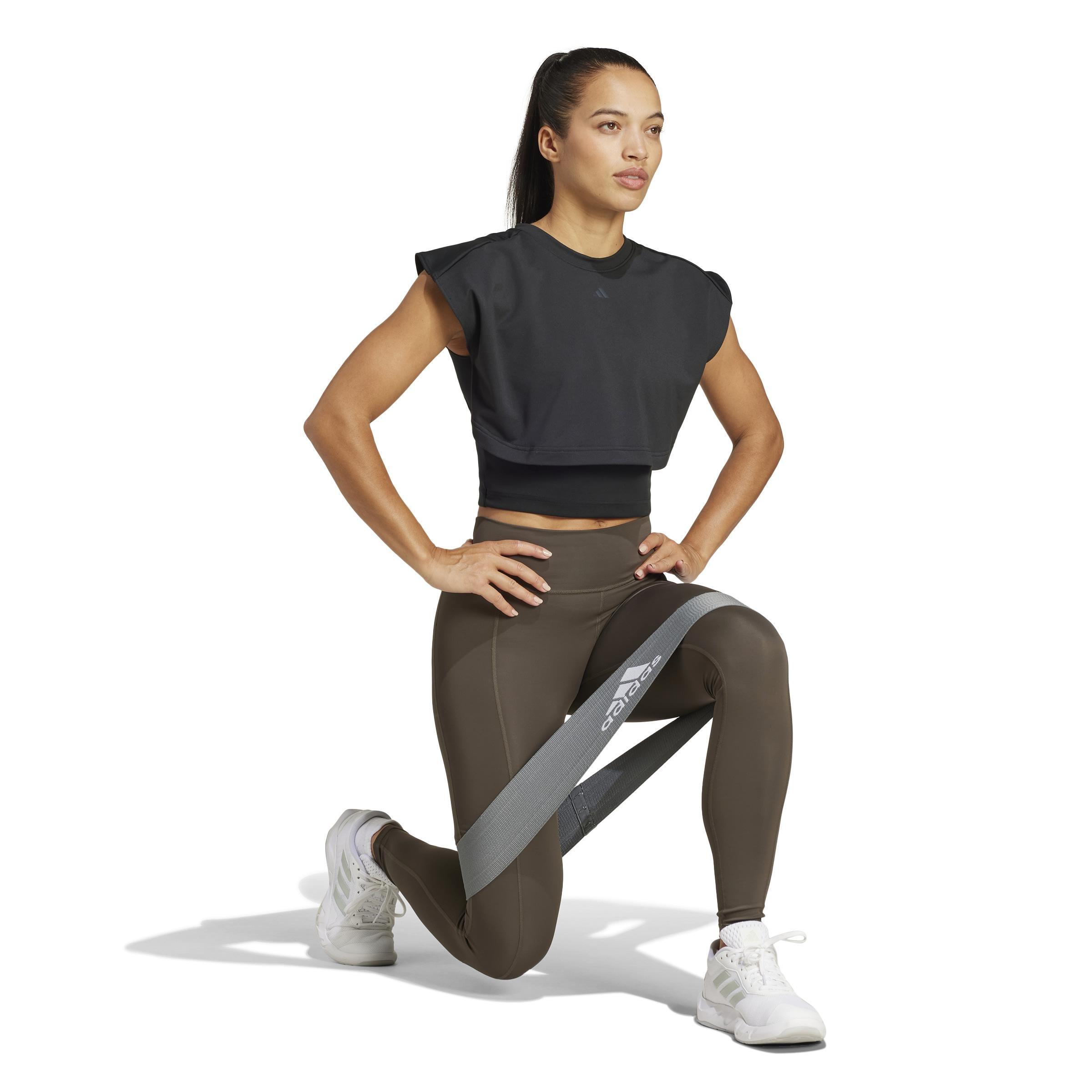 Optime Full-Length Leggings, Green, A901_ONE, large image number 12