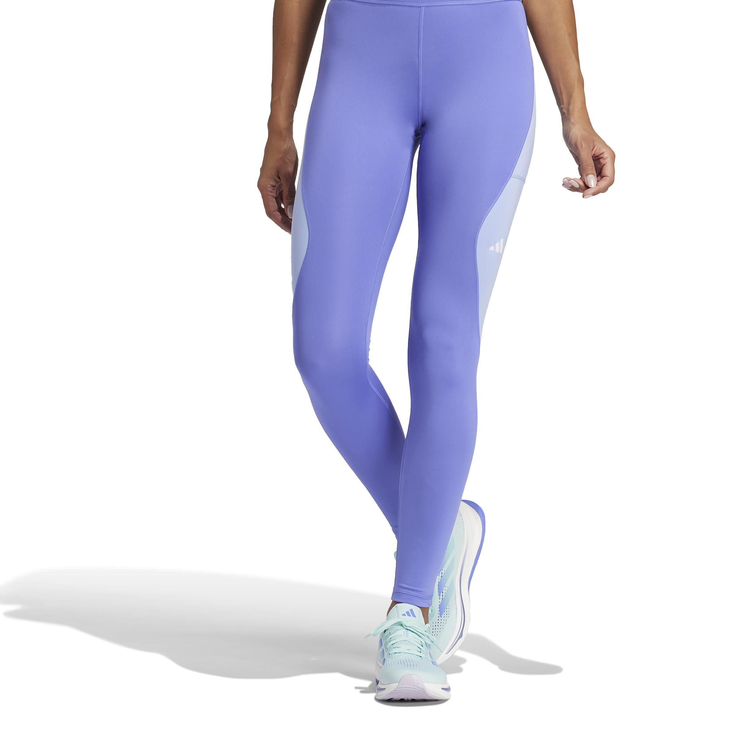 Own The Run Colorblock Full-Length Leggings, Blue, A901_ONE, medium