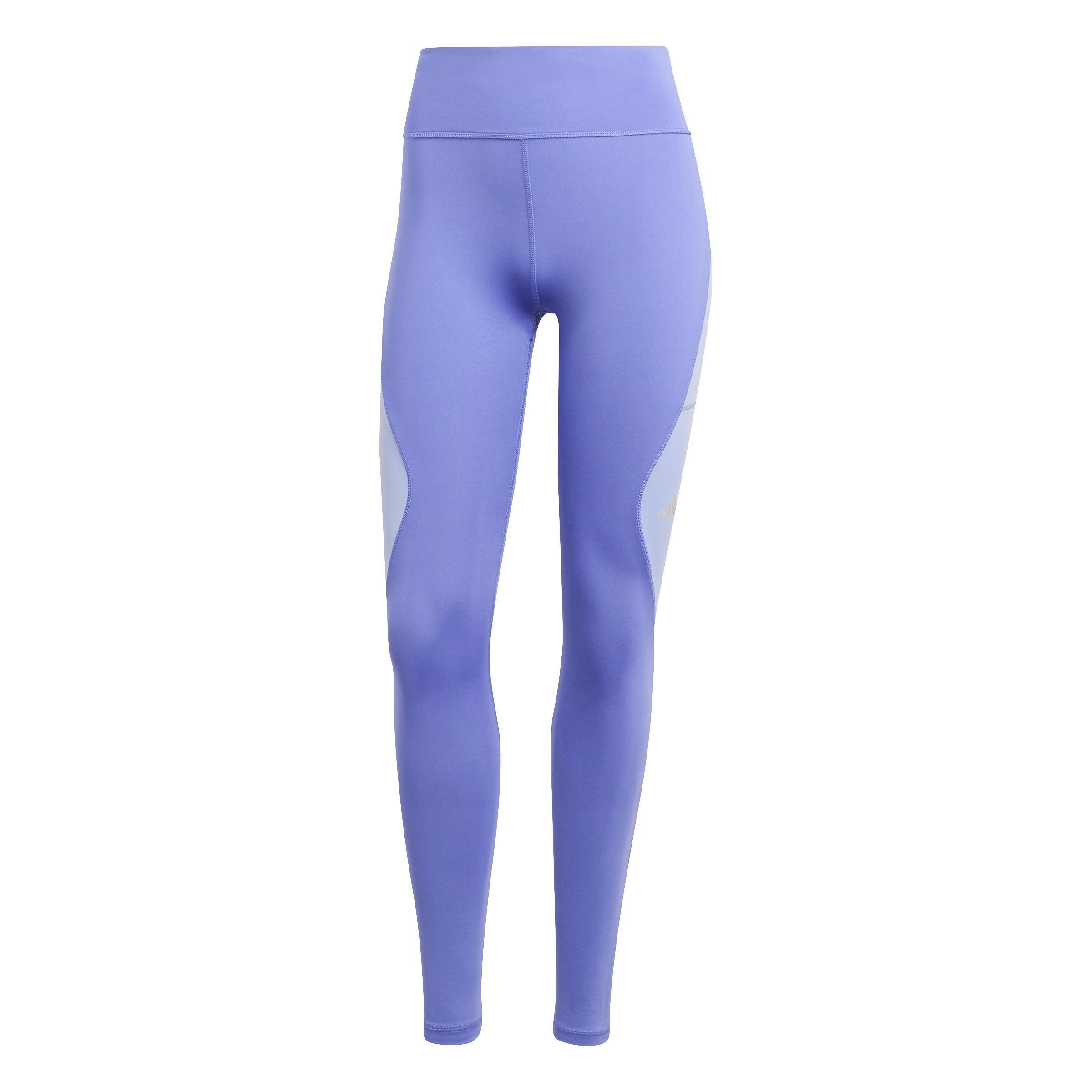 Own The Run Colorblock Full-Length Leggings, Blue, A901_ONE, medium