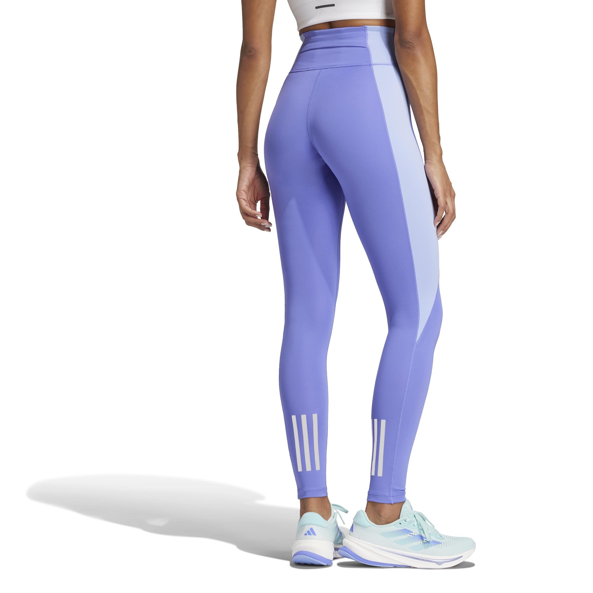 Own The Run Colorblock Full-Length Leggings, Blue, , large image number 3