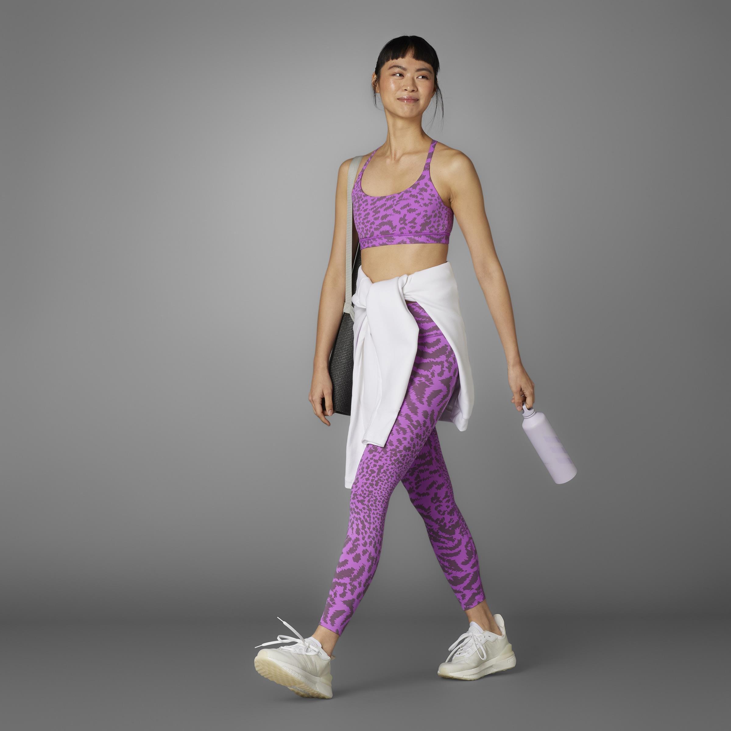 All Me Light-Support All-Over Print Bra, Purple, , large image number 10