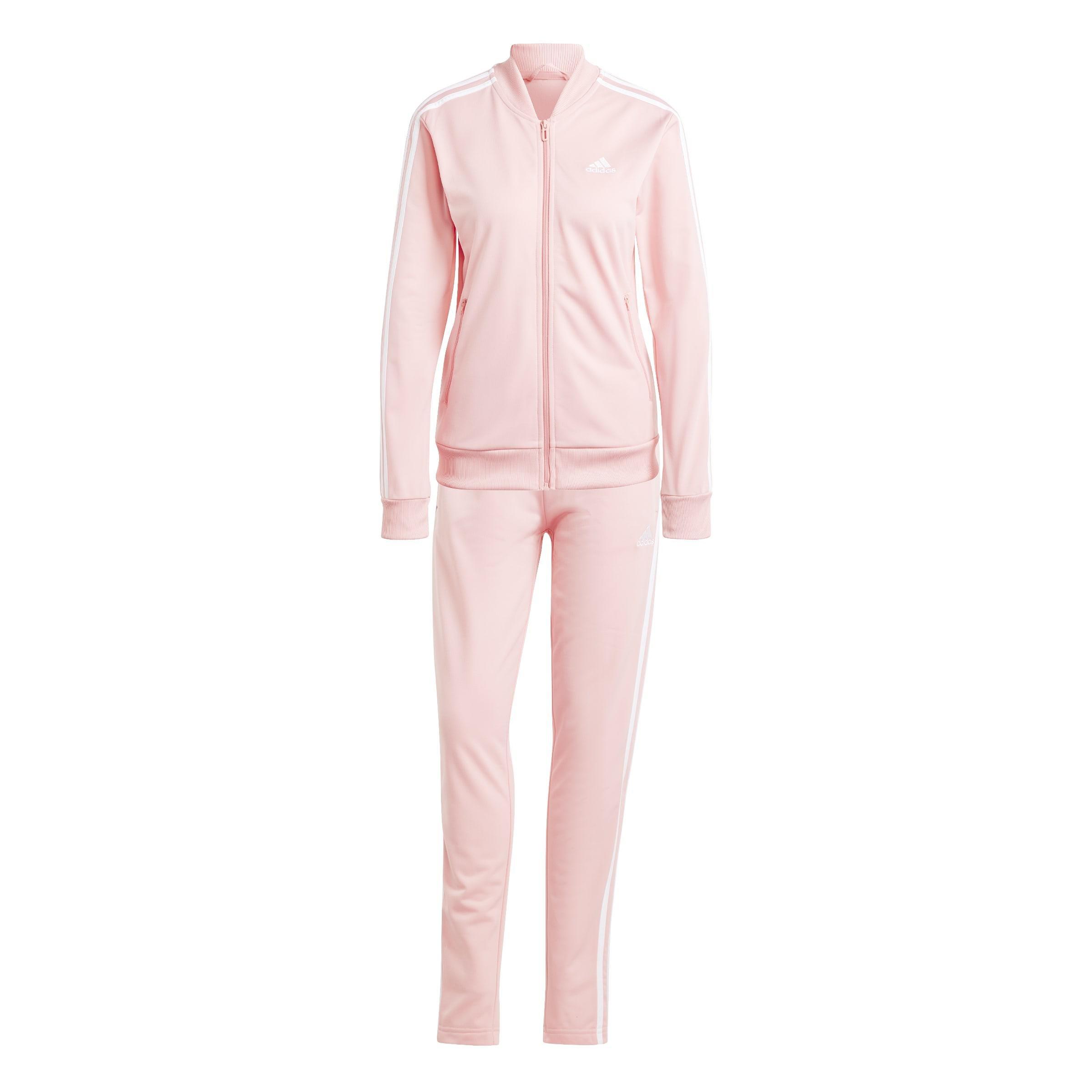Essentials 3-Stripes Tracksuit, Pink, A901_ONE, large image number 1