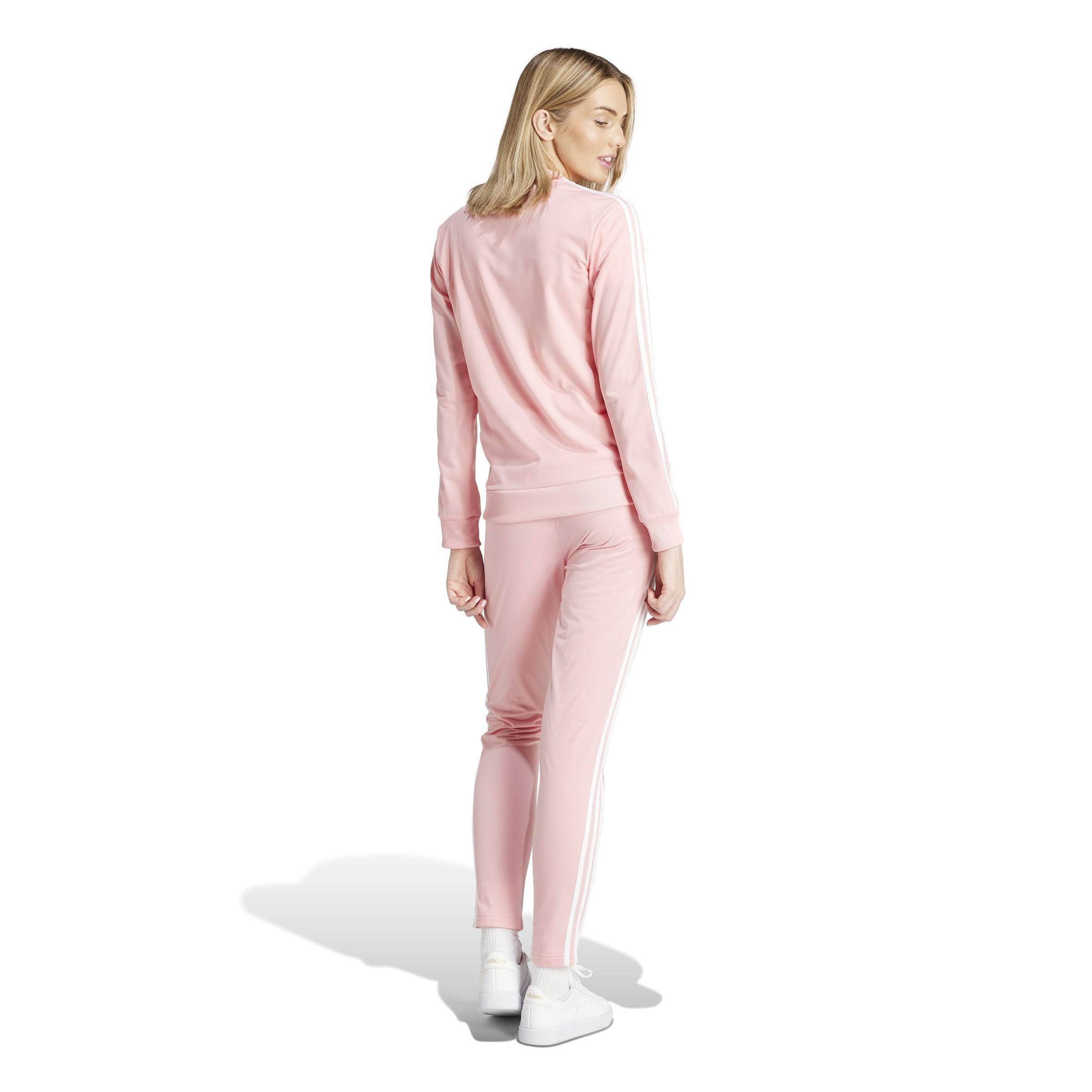 Essentials 3-Stripes Tracksuit, Pink, A901_ONE, large image number 2
