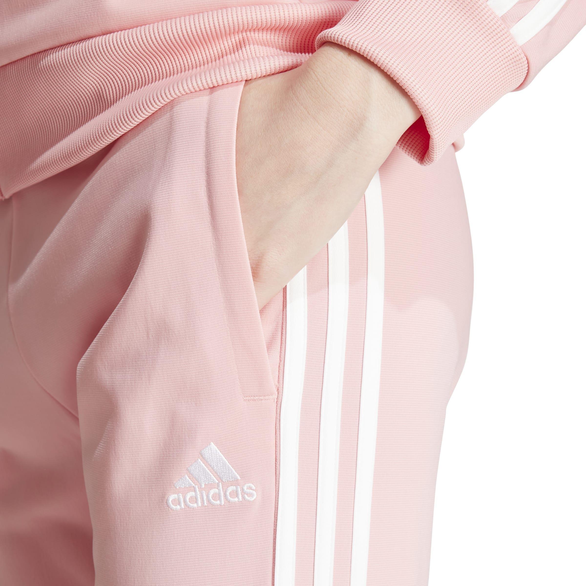 Essentials 3-Stripes Tracksuit, Pink, A901_ONE, large image number 4
