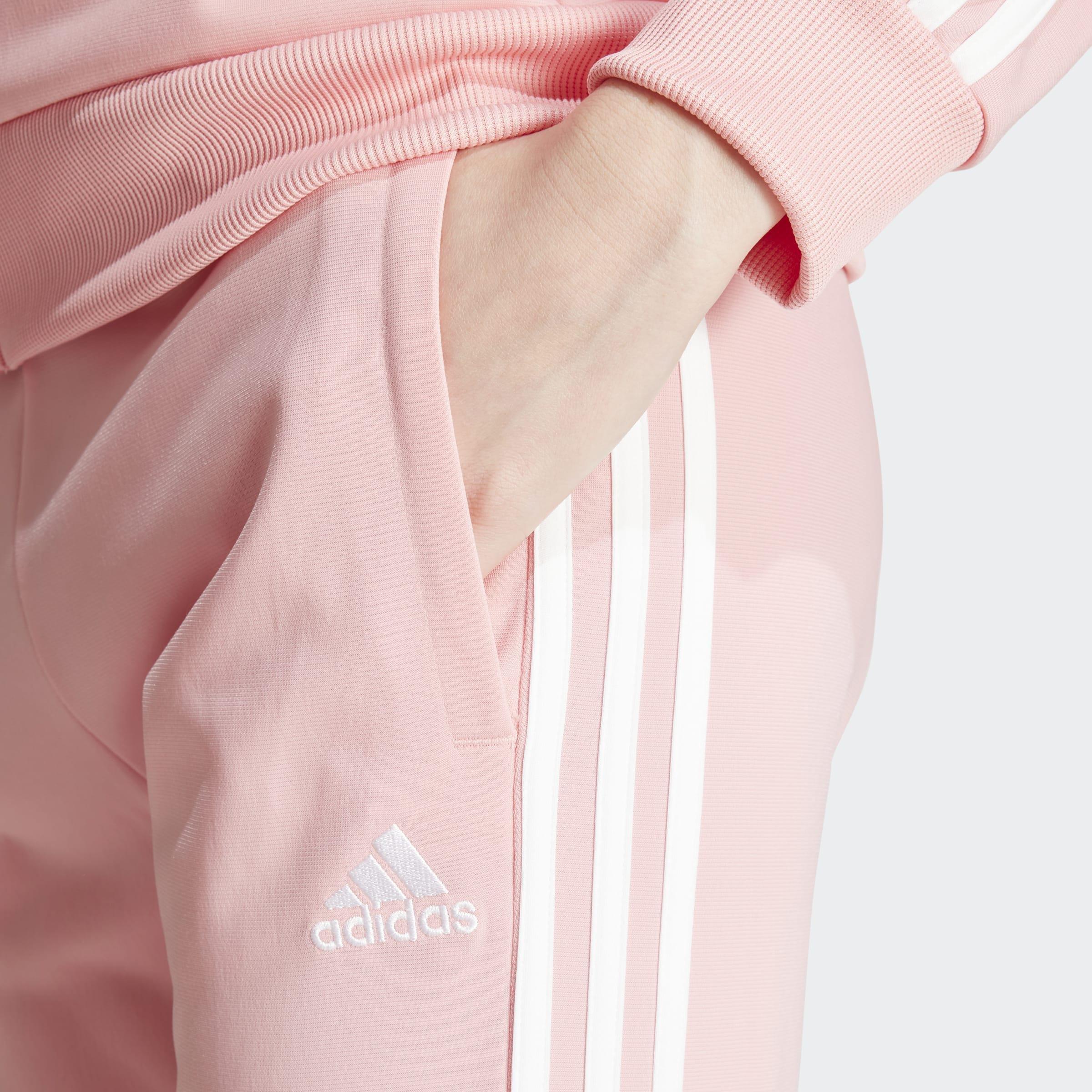 Essentials 3-Stripes Tracksuit, Pink, A901_ONE, large image number 5