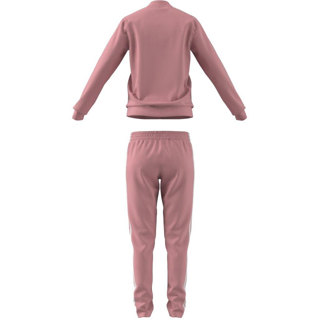 Essentials 3-Stripes Tracksuit, Pink, A901_ONE, large image number 6