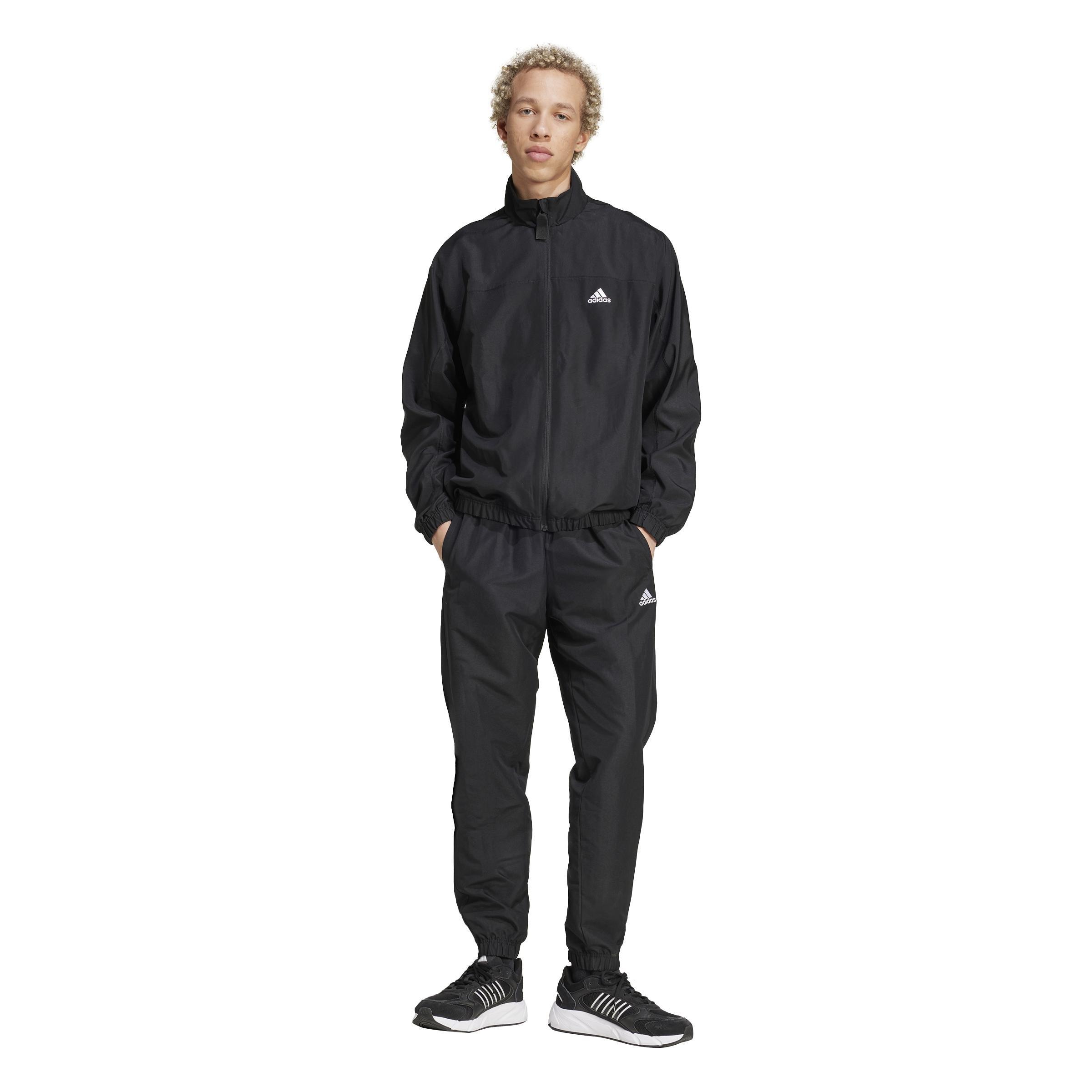 Sportswear Woven Colorblock Track Suit, Black, , large image number 4
