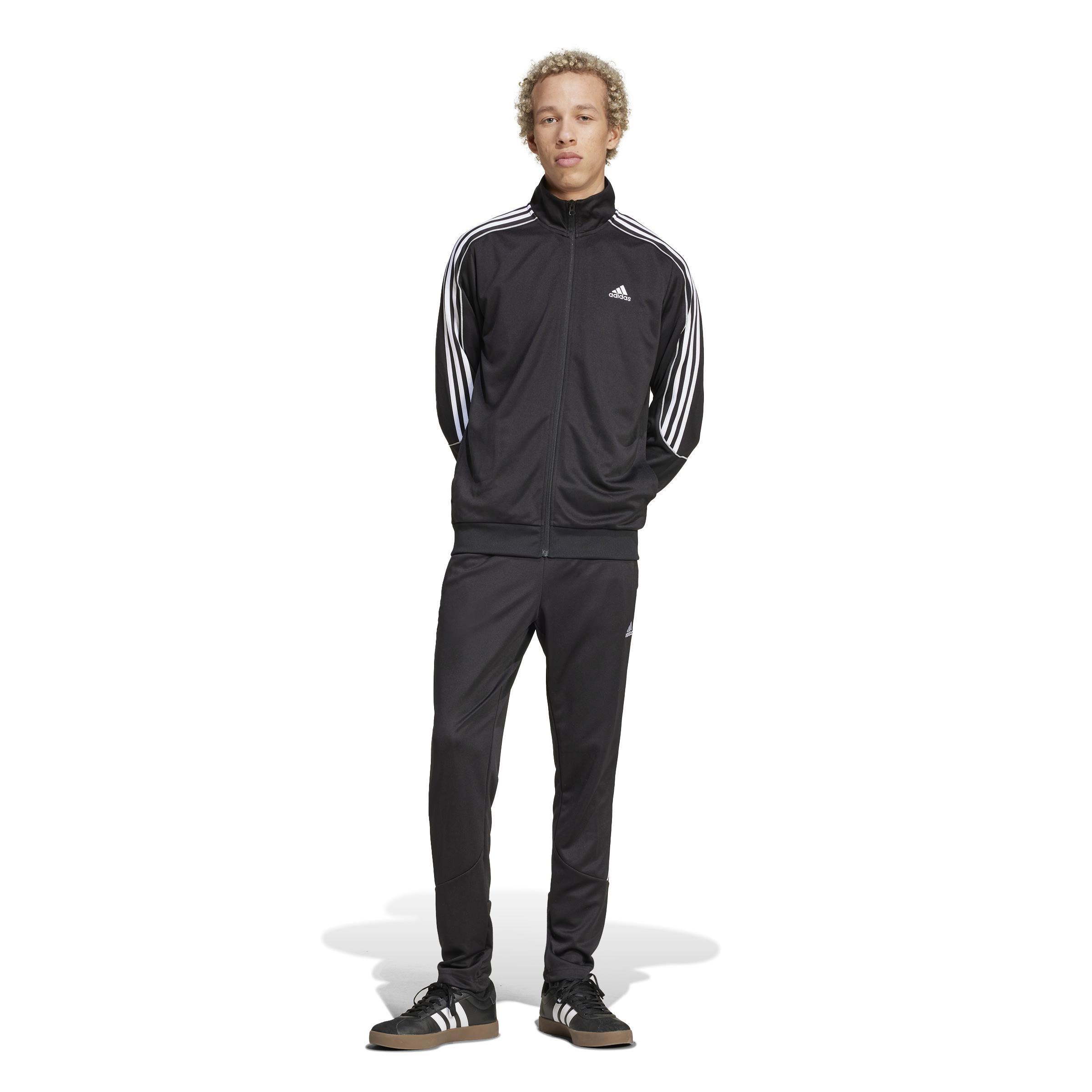 Sportswear 3-Stripes Doubleknit Track Suit, Black, A901_ONE, large image number 9