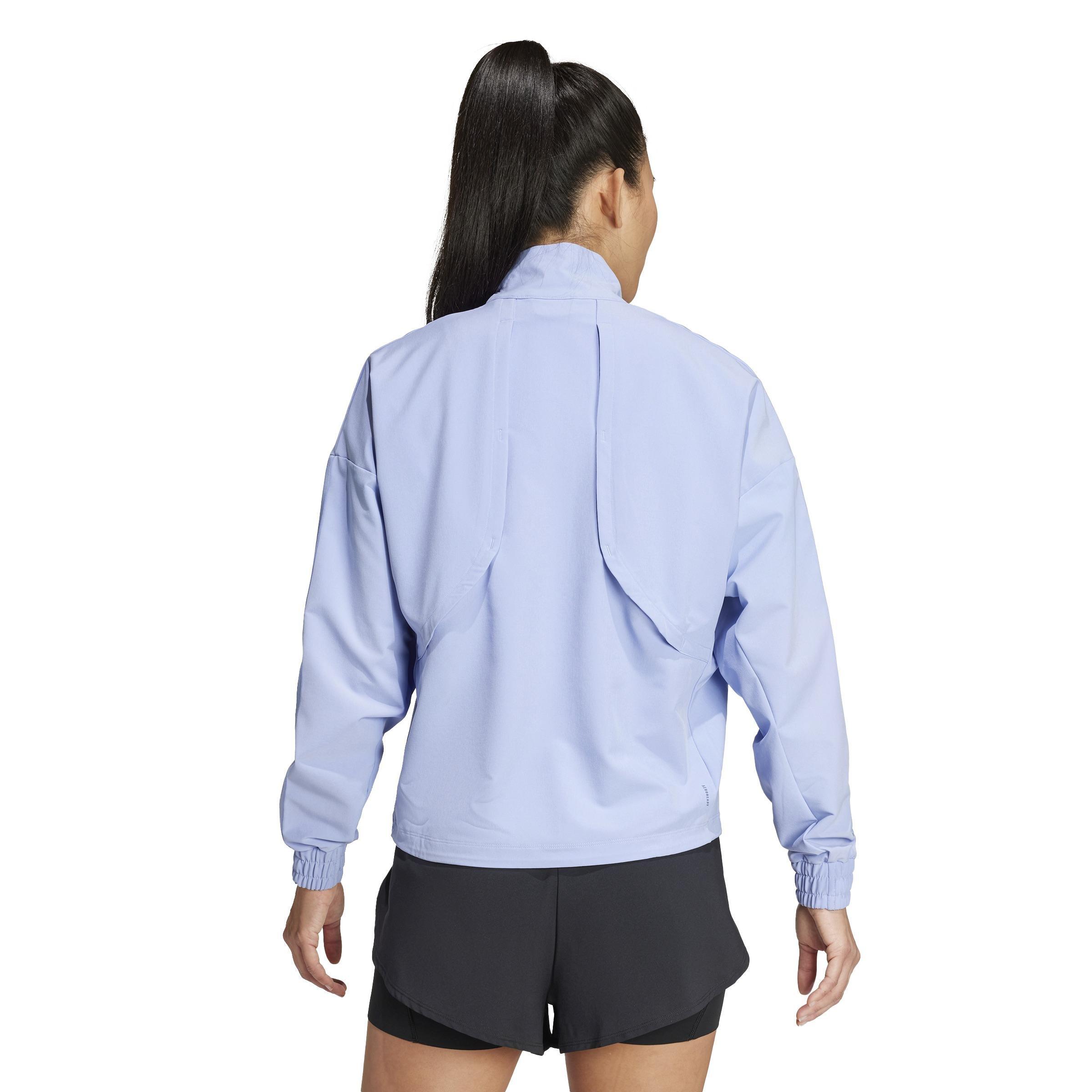Pacer All Gym Tonal 3-Stripes Woven Jacket, Blue, A901_ONE, large image number 3