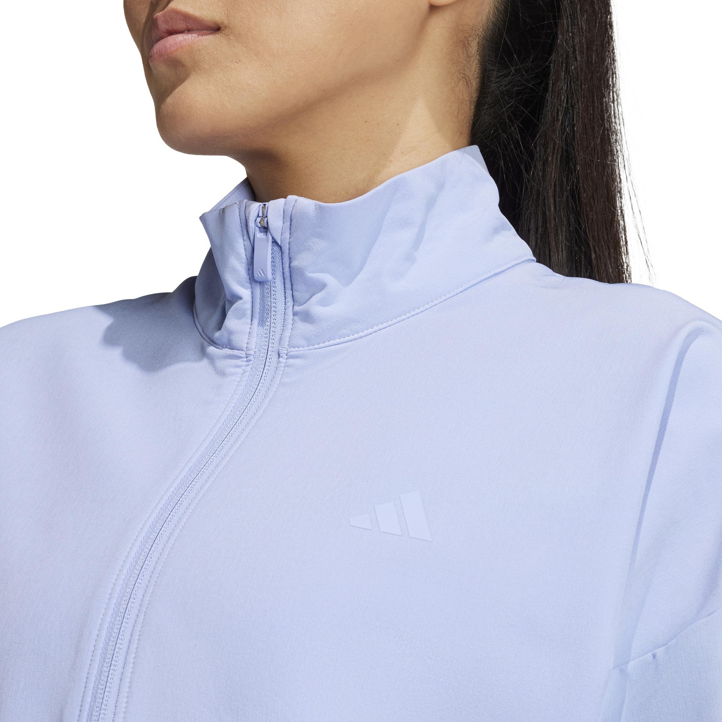 Pacer All Gym Tonal 3-Stripes Woven Jacket, Blue, A901_ONE, large image number 5