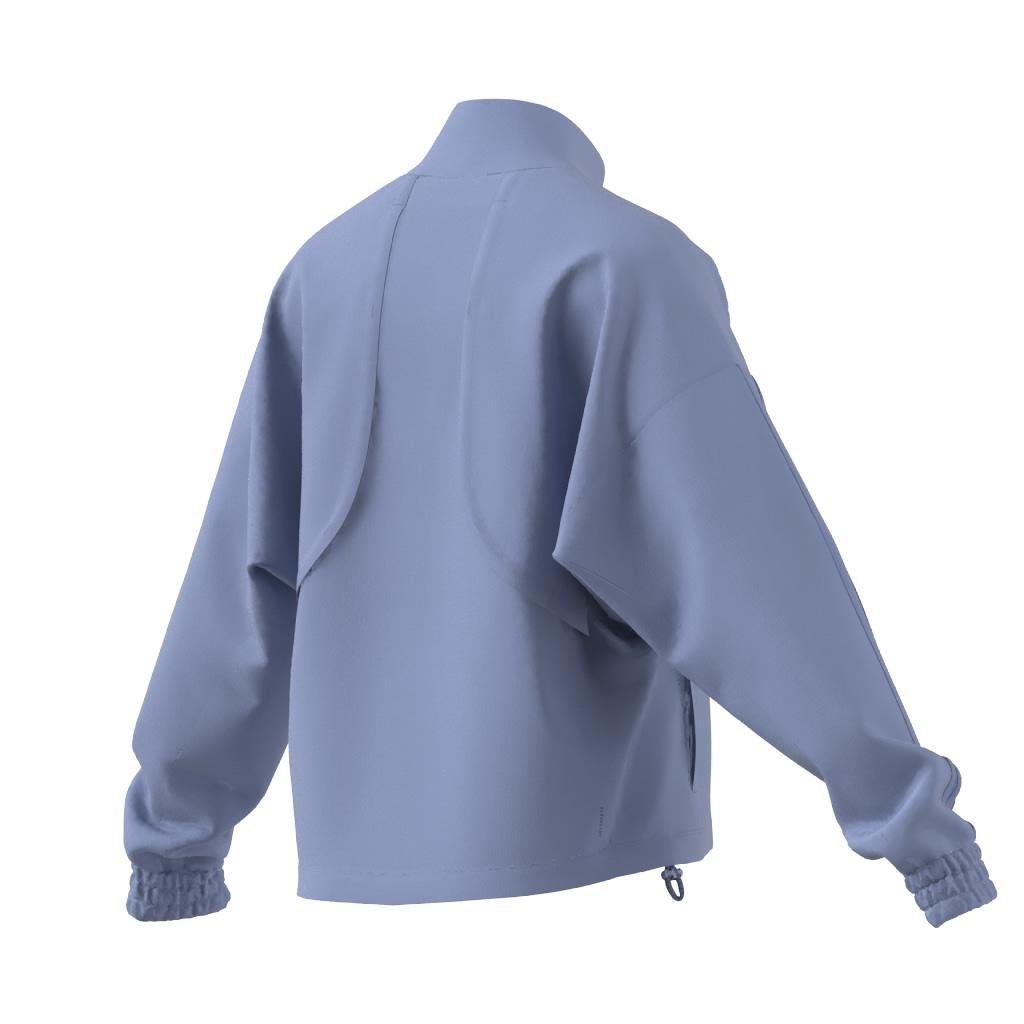 Pacer All Gym Tonal 3-Stripes Woven Jacket, Blue, A901_ONE, large image number 12