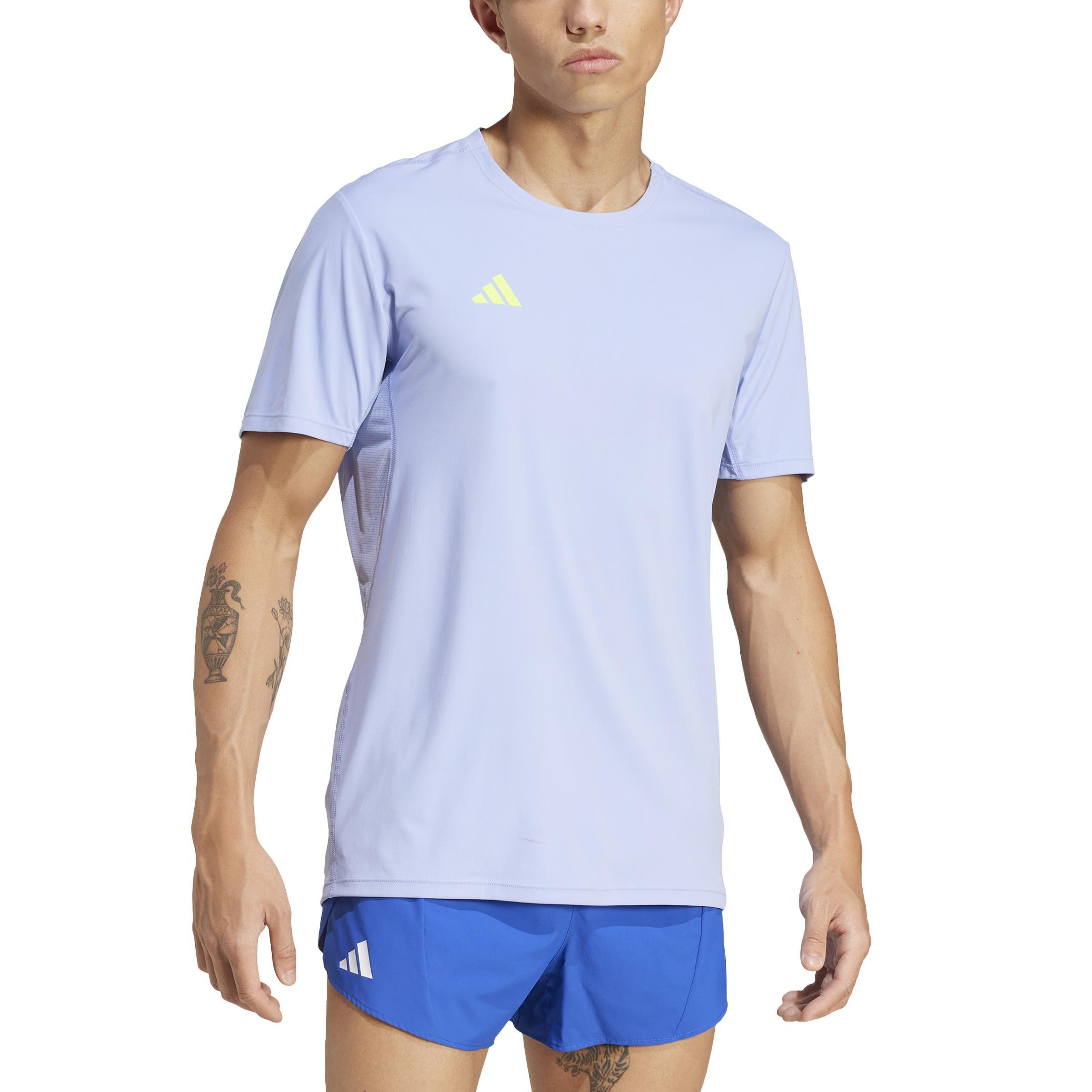Adizero Essentials Running T-Shirt, Blue, A901_ONE, large image number 0