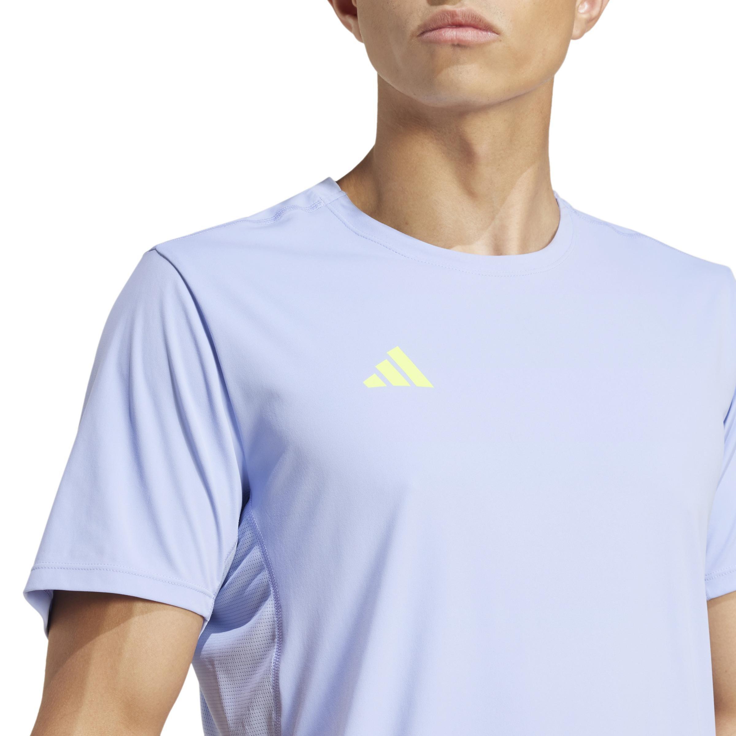 Adizero Essentials Running T-Shirt, Blue, A901_ONE, large image number 5