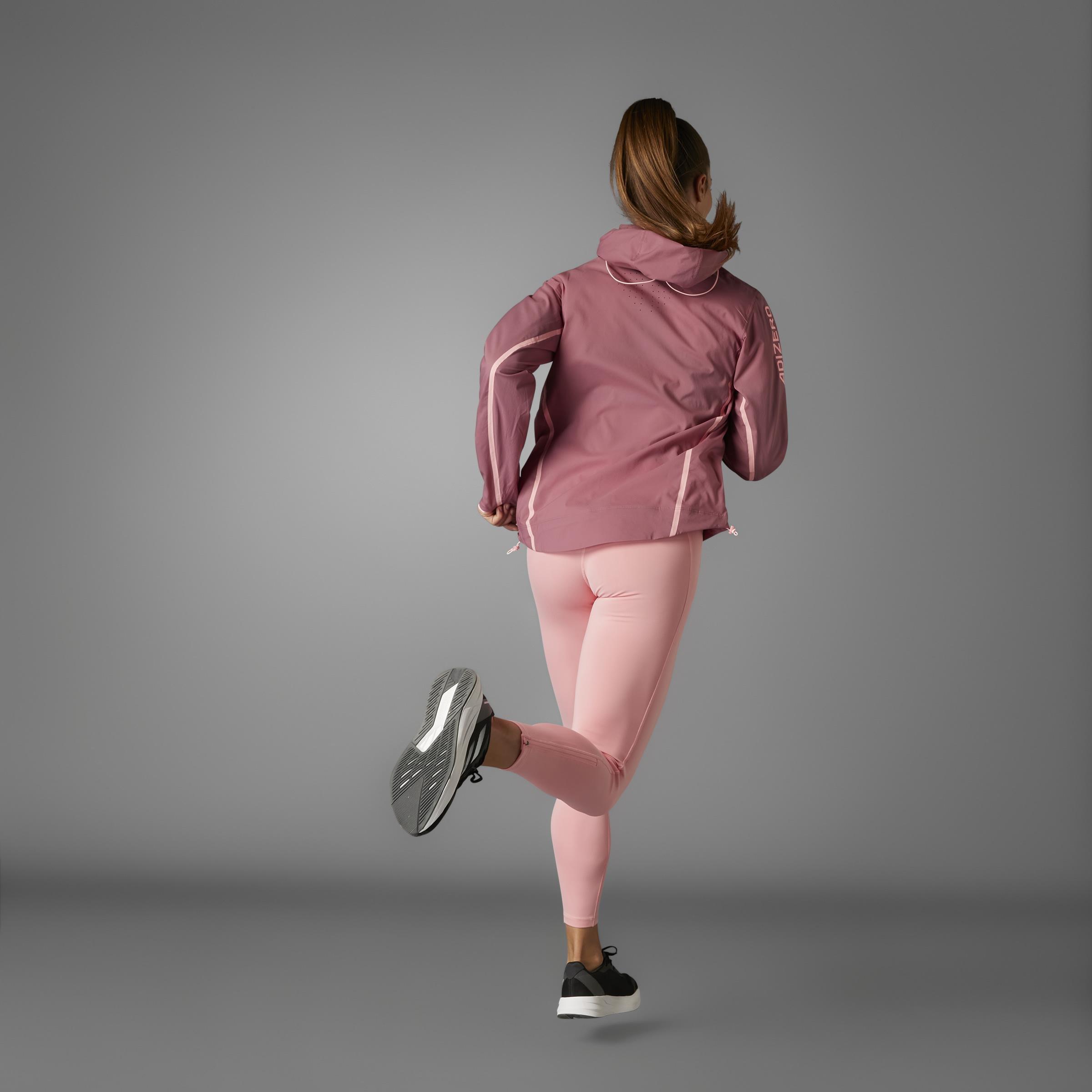 Adizero Essentials Full-Length Leggings, Pink, A901_ONE, large image number 9
