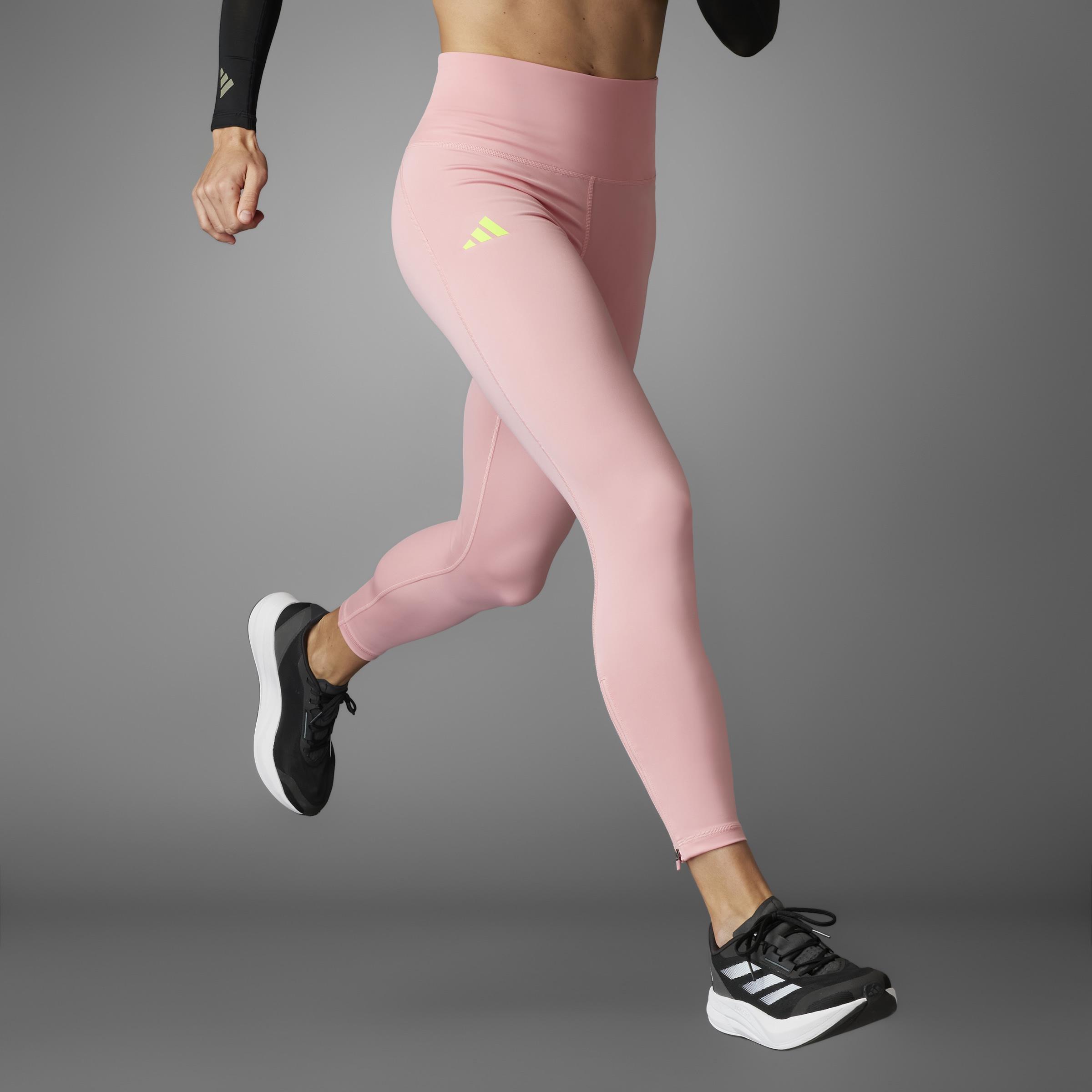 Adizero Essentials Full-Length Leggings, Pink, , large image number 10
