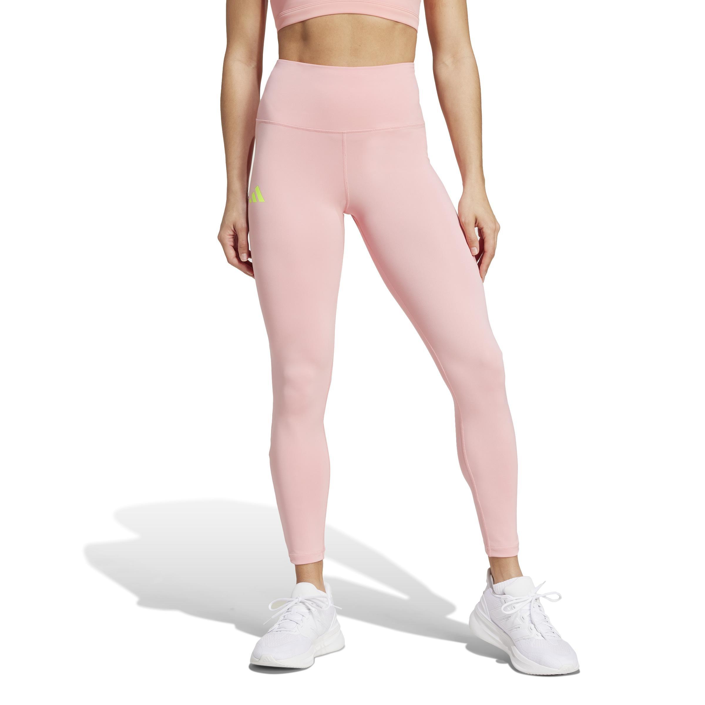 Adizero Essentials Full-Length Leggings, Pink, A901_ONE, large image number 12
