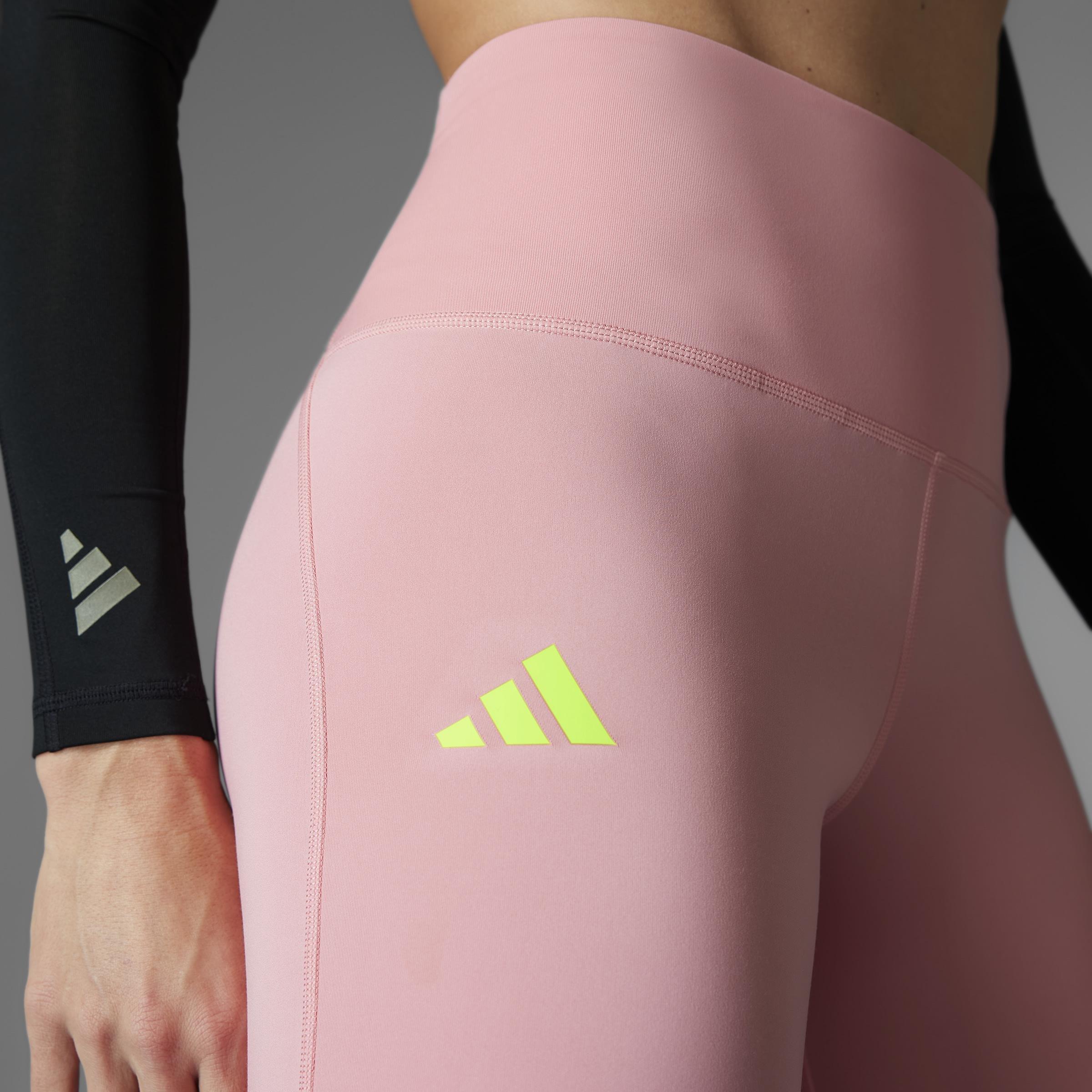 Adizero Essentials Full-Length Leggings, Pink, A901_ONE, large image number 13