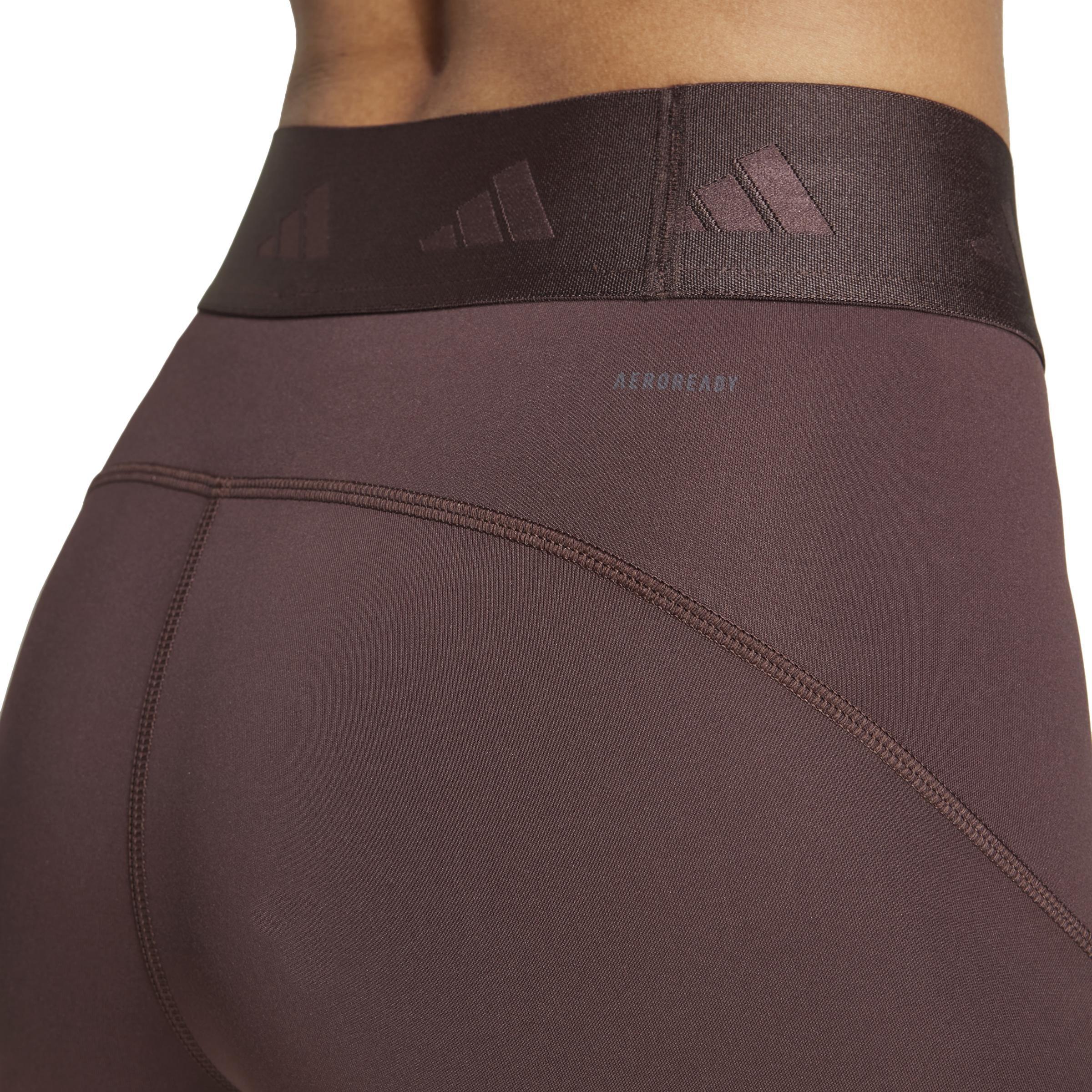 Hyperglam Full-Length Leggings, Brown, , large image number 3