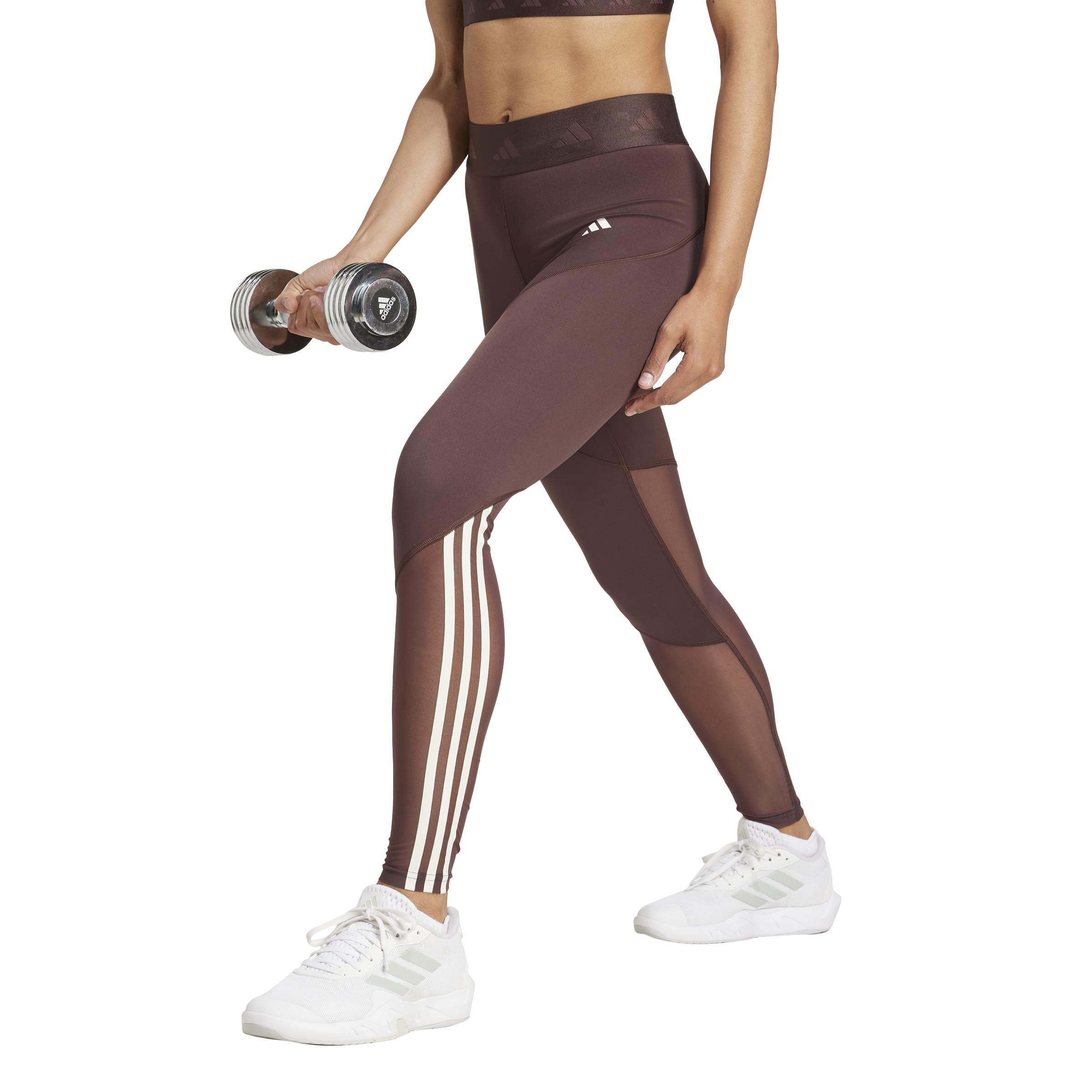 Hyperglam Full-Length Leggings, Brown, , large image number 5