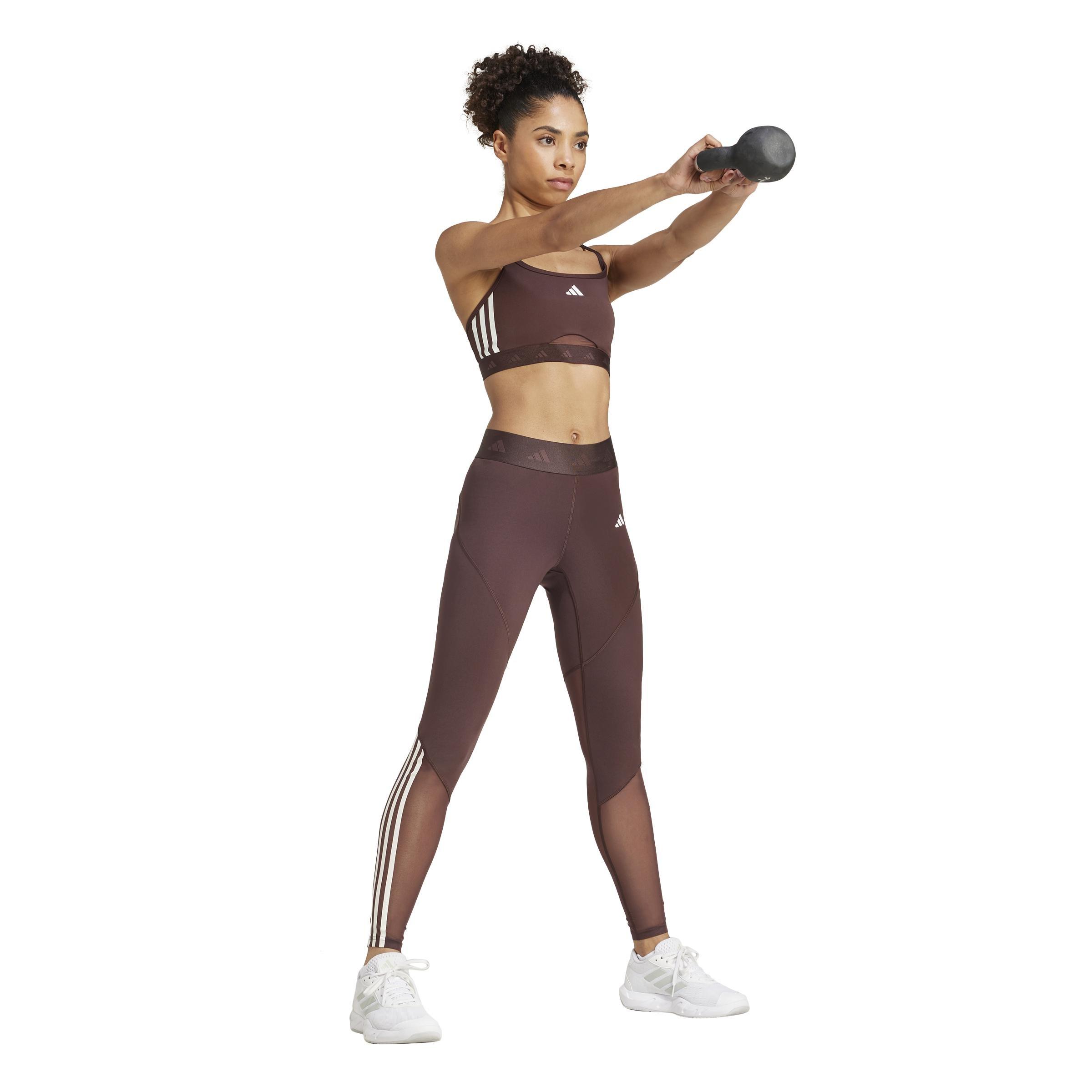 Hyperglam Full-Length Leggings, Brown, , large image number 8