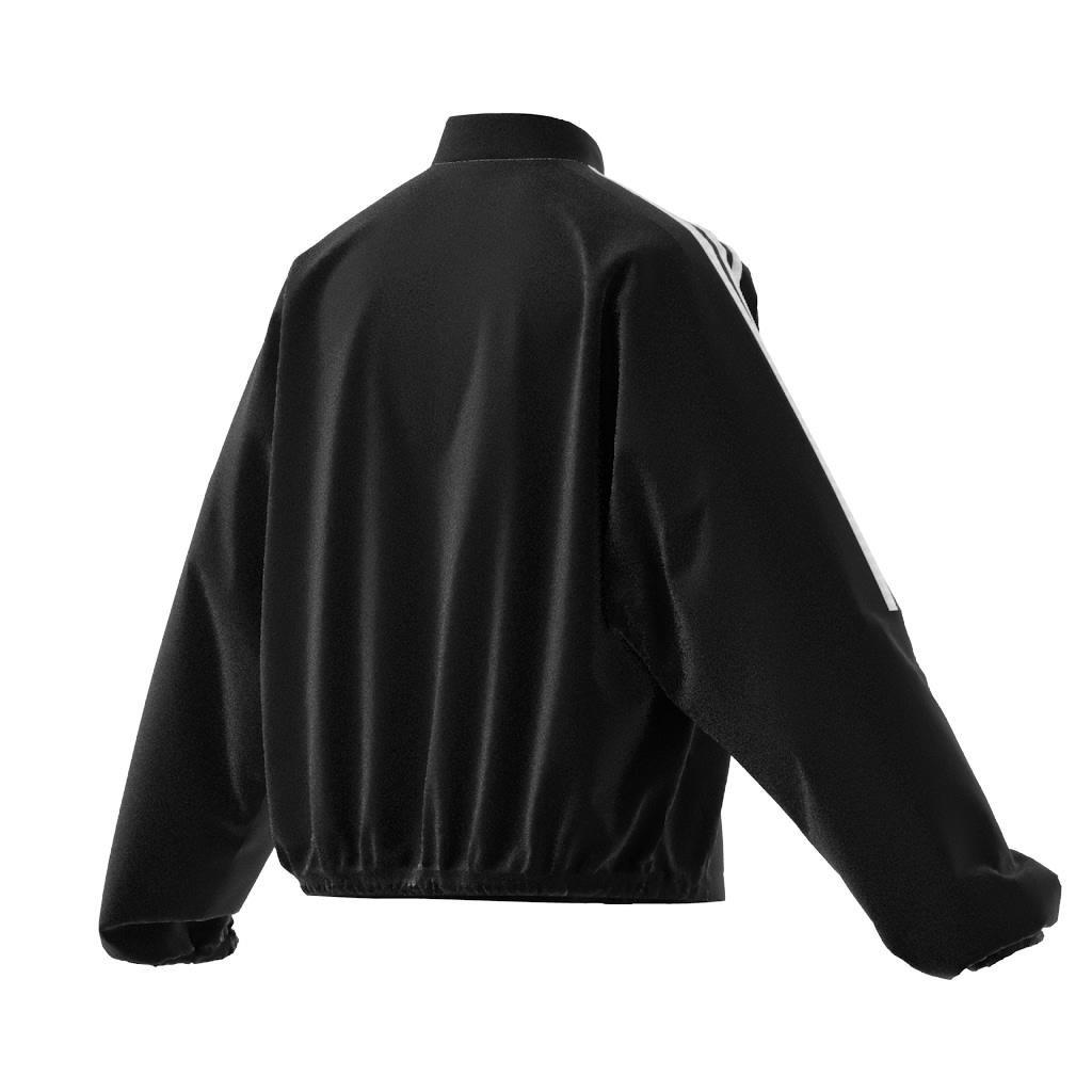 Tiro Cut 3-Stripes Summer Woven Track Top, Black, A901_ONE, large image number 13