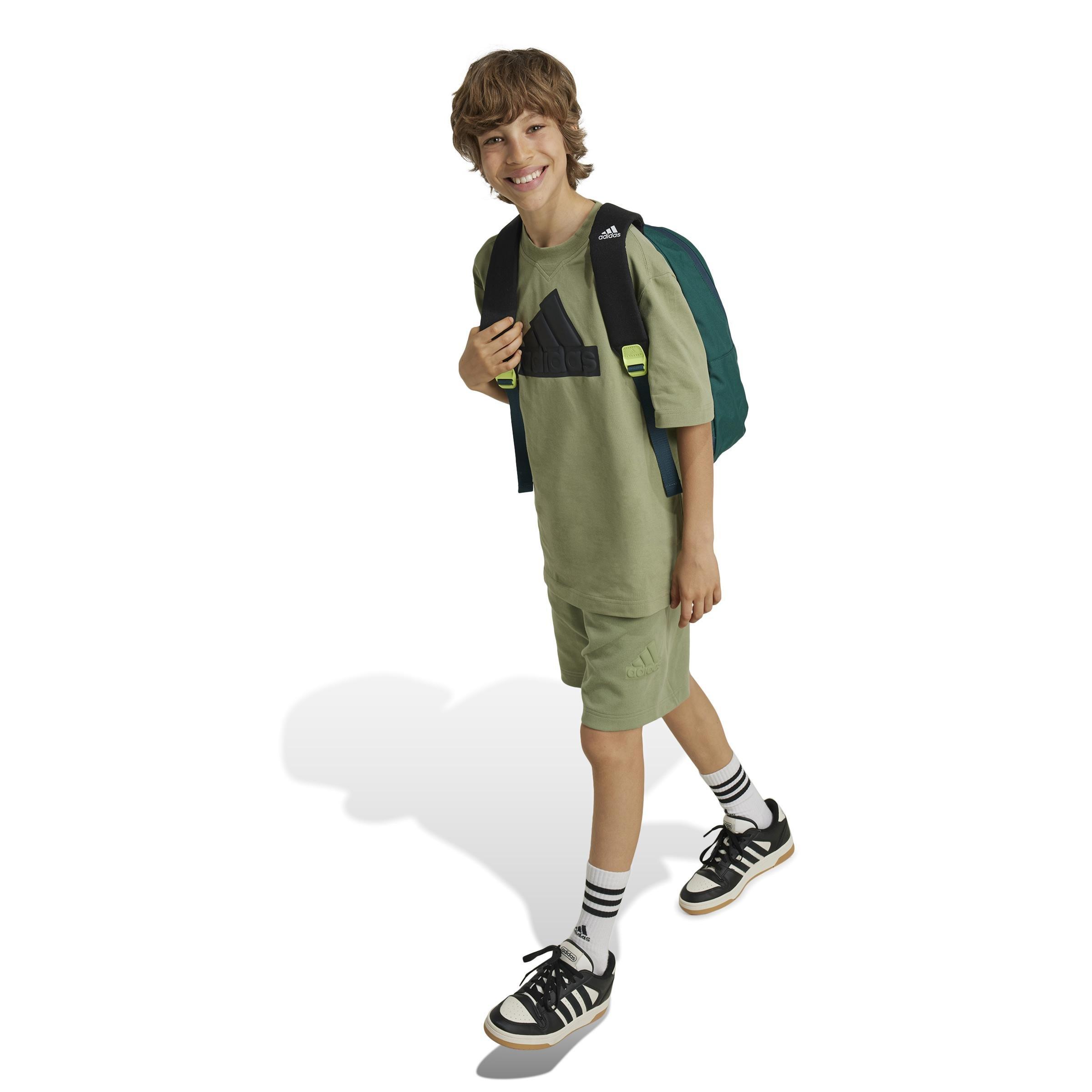 Unisex Kids Future Icons Logo 8-Inch Shorts, Green, A901_ONE, large image number 10