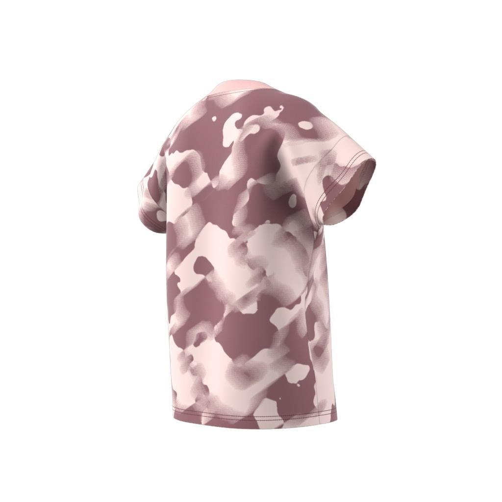 Kids Future Icons Camo Printed T-Shirt, Red, A901_ONE, large image number 13