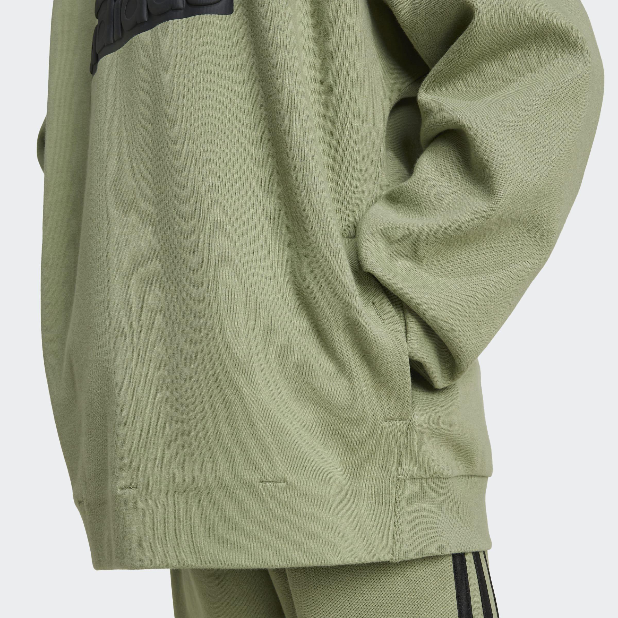 Kids Unisex Future Icons Logo Hooded Sweatshirt, Green, A901_ONE, large image number 4