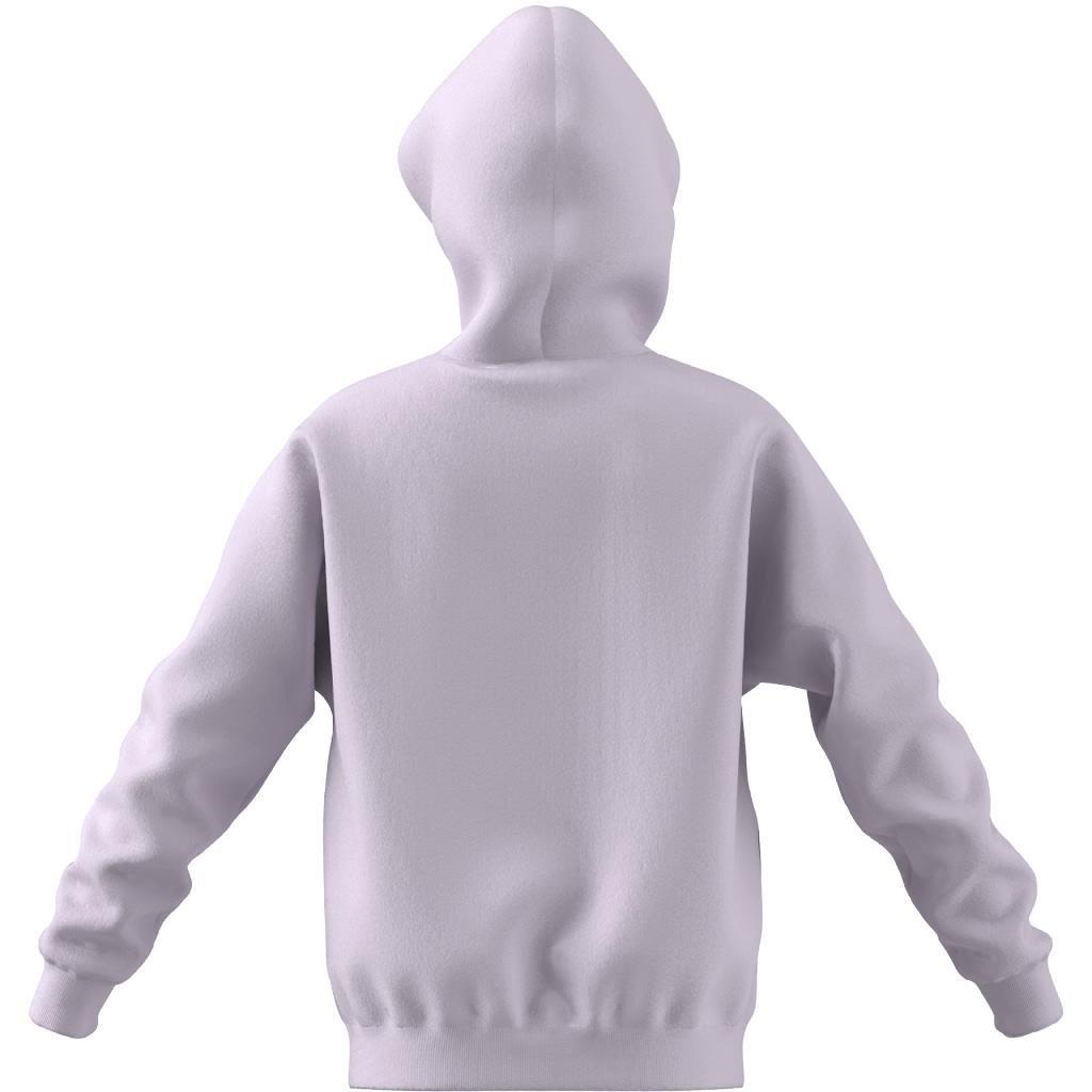 Unisex Kids Future Icons Logo Hooded Sweatshirt, Purple, A901_ONE, large image number 5