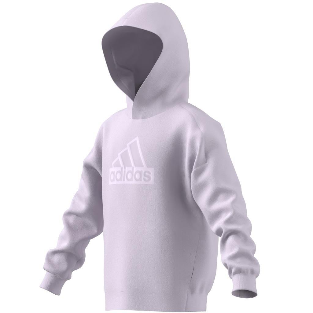 Unisex Kids Future Icons Logo Hooded Sweatshirt, Purple, A901_ONE, large image number 7