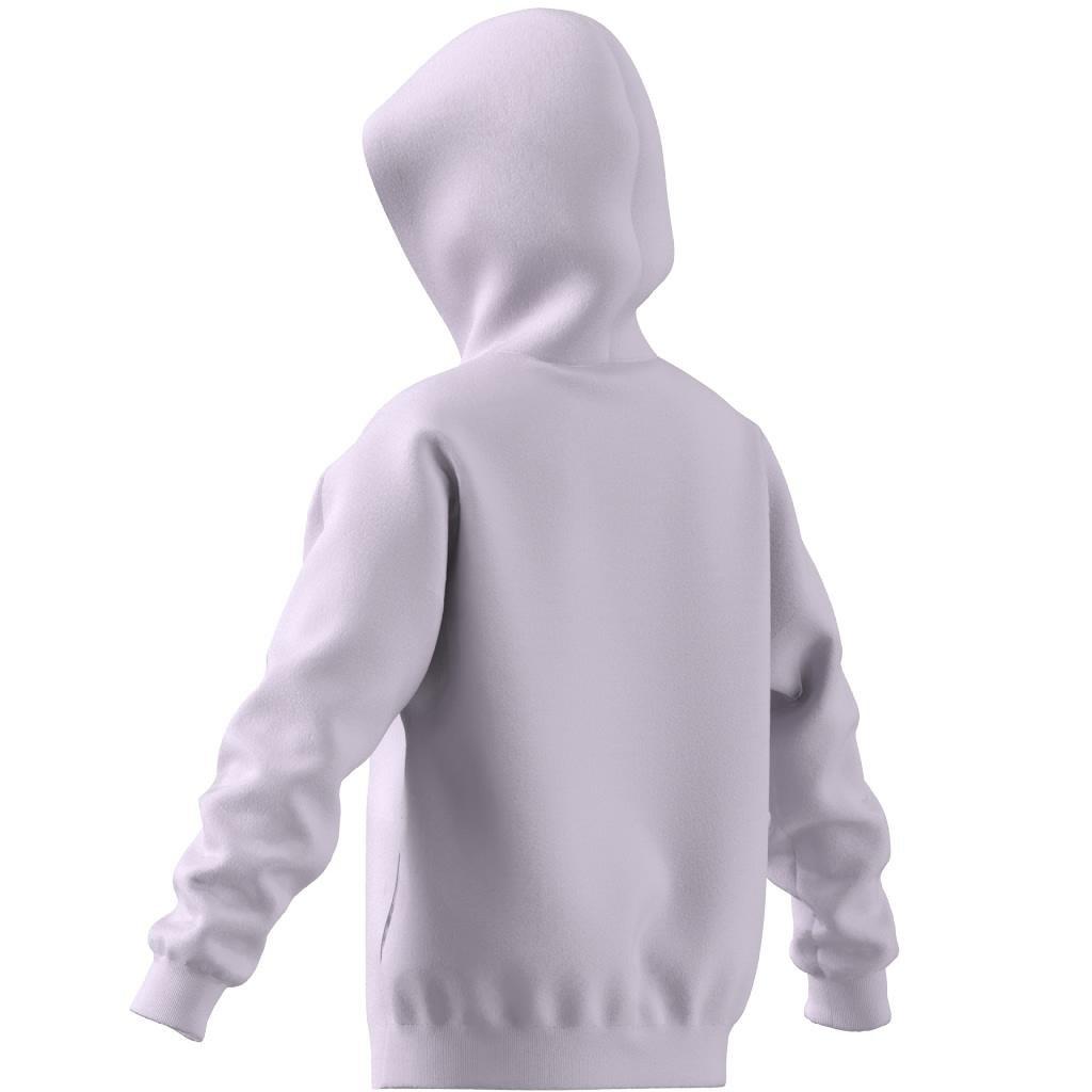 Unisex Kids Future Icons Logo Hooded Sweatshirt, Purple, A901_ONE, large image number 9