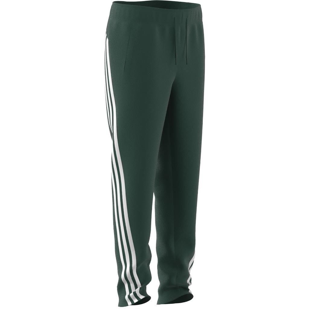 Unisex Kids Future Icons 3-Stripes Ankle-Length Tracksuit Bottoms, Green, A901_ONE, large image number 11