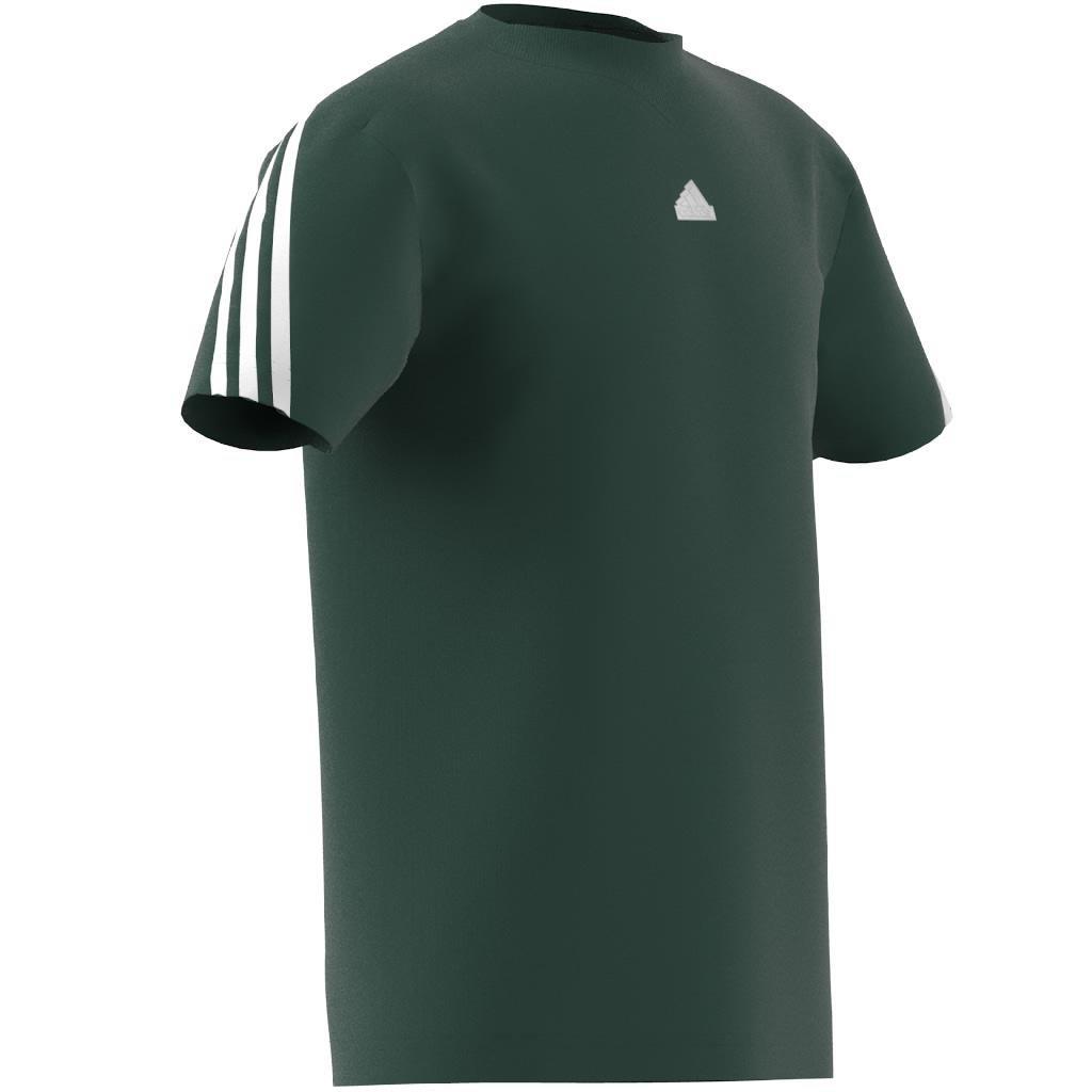 Unisex Kids Future Icons 3-Stripes T-Shirt, Green, A901_ONE, large image number 9