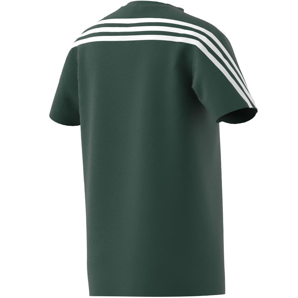 Unisex Kids Future Icons 3-Stripes T-Shirt, Green, A901_ONE, large image number 10