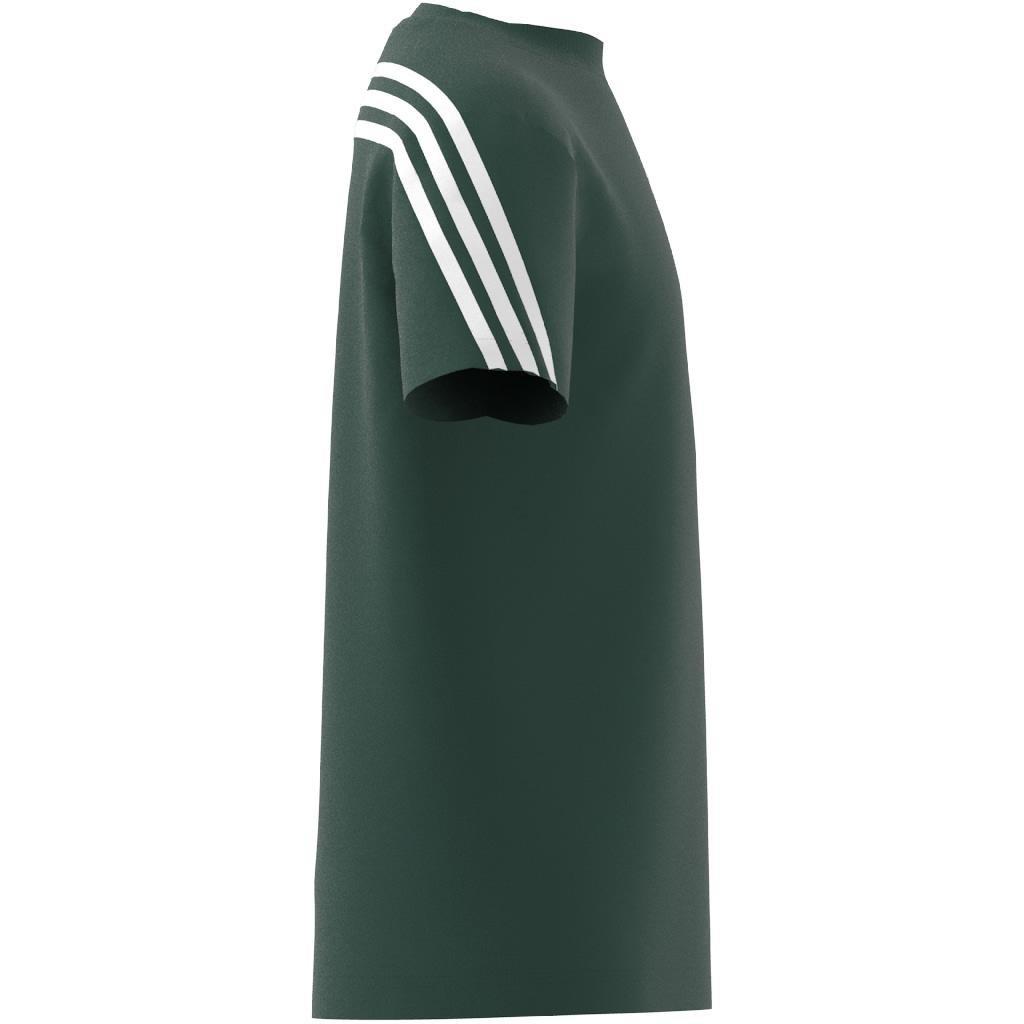 Unisex Kids Future Icons 3-Stripes T-Shirt, Green, A901_ONE, large image number 13