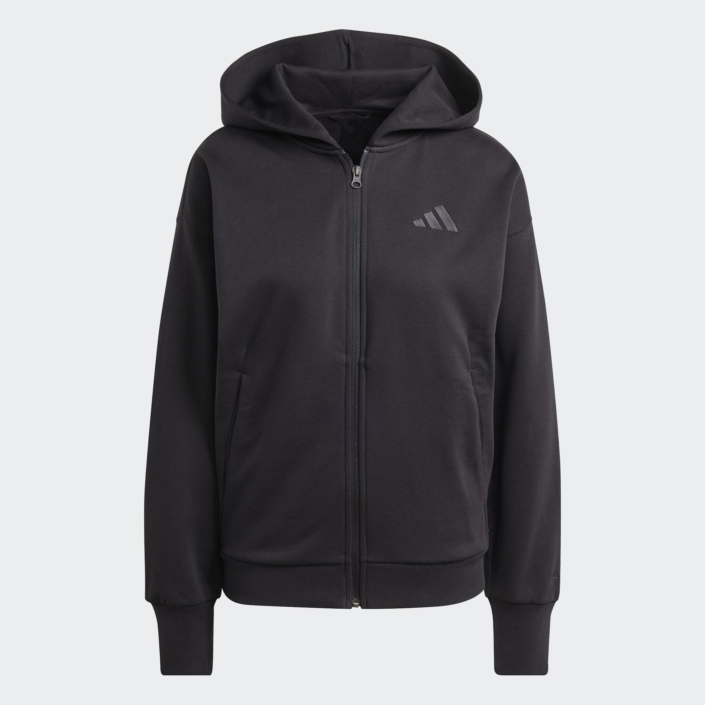 All SZN Fleece Full-Zip Hoodie, Black