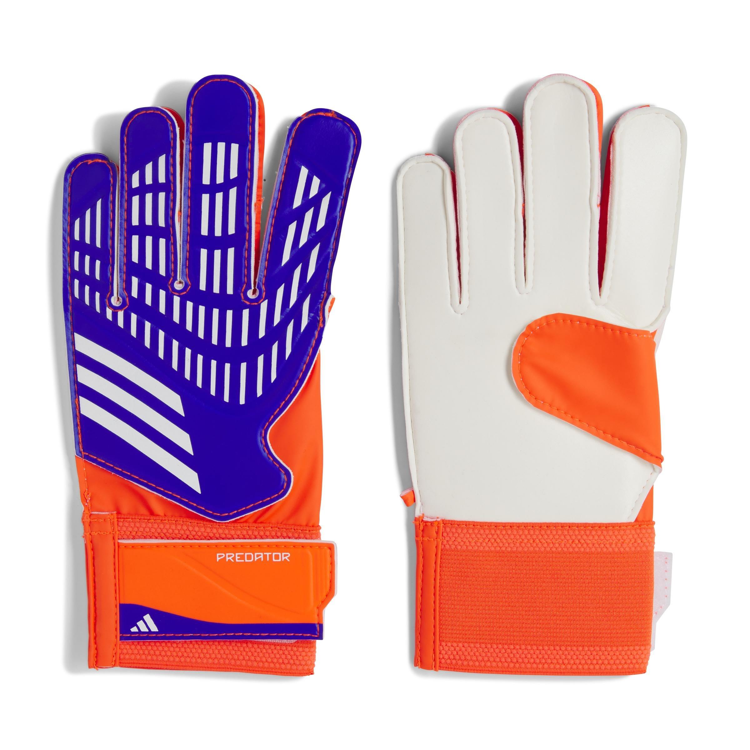 Unisex Kids Predator Training Goalkeeper Gloves, Blue, , large image number 0