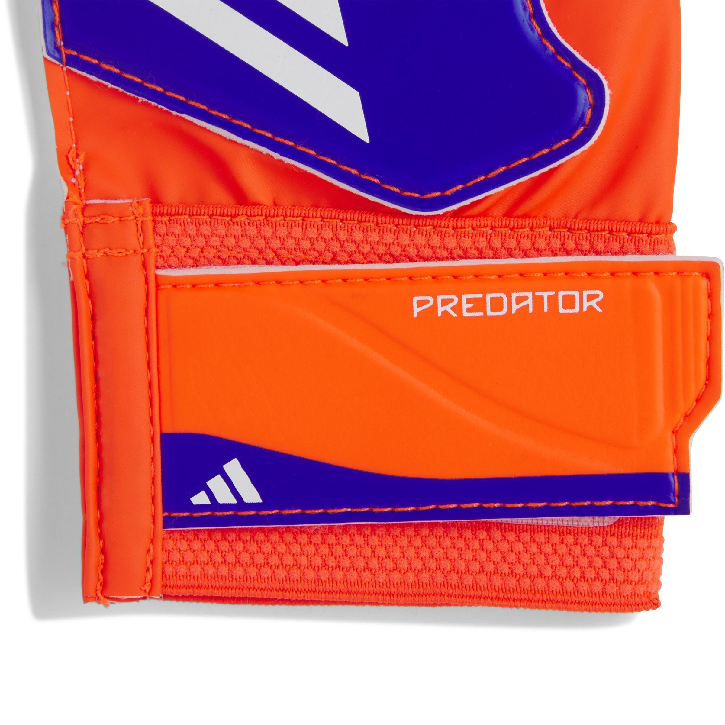Unisex Kids Predator Training Goalkeeper Gloves, Blue, , large image number 1